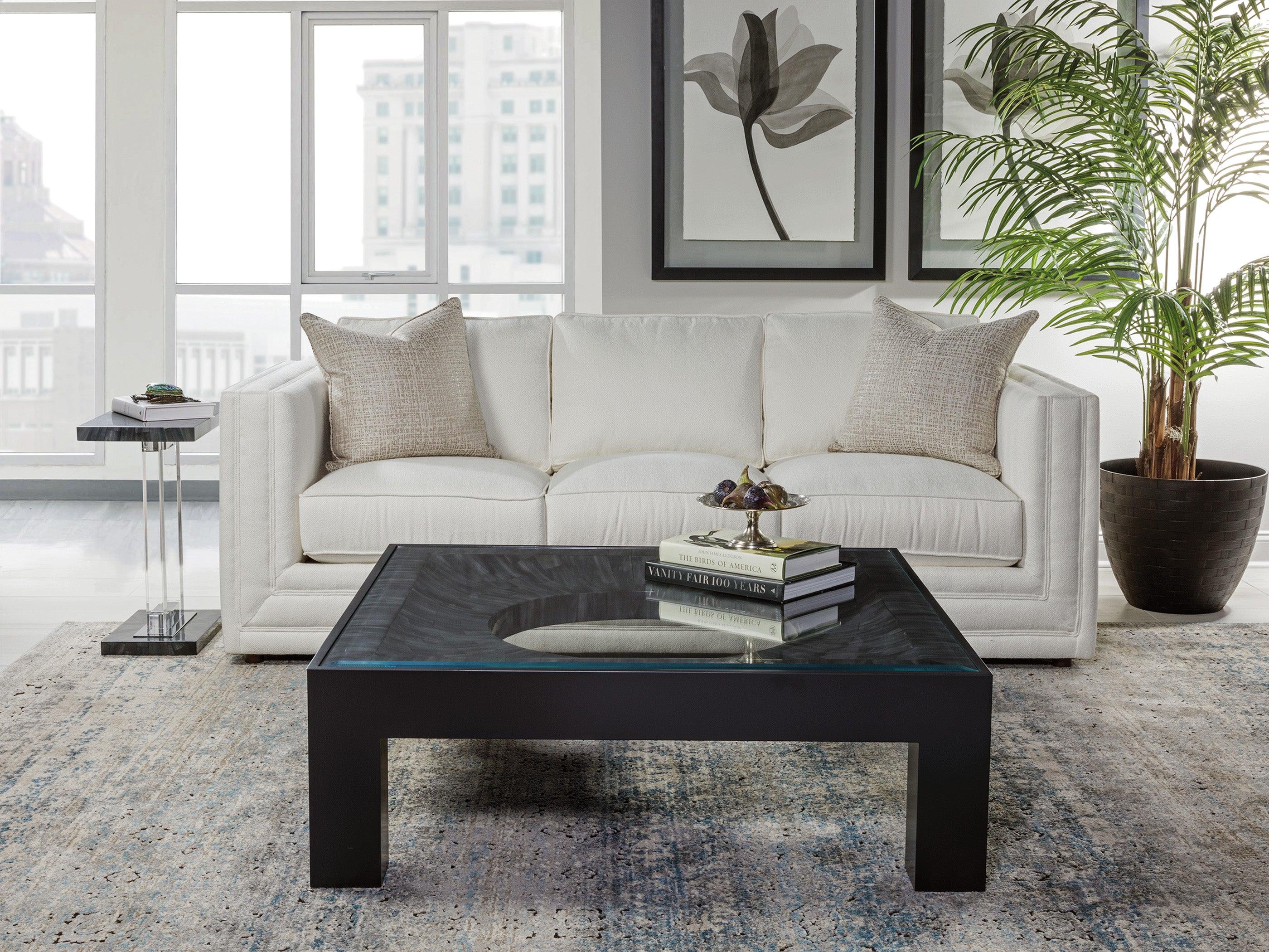 Signature Designs Elation Gray Square Cocktail Table - Remutear