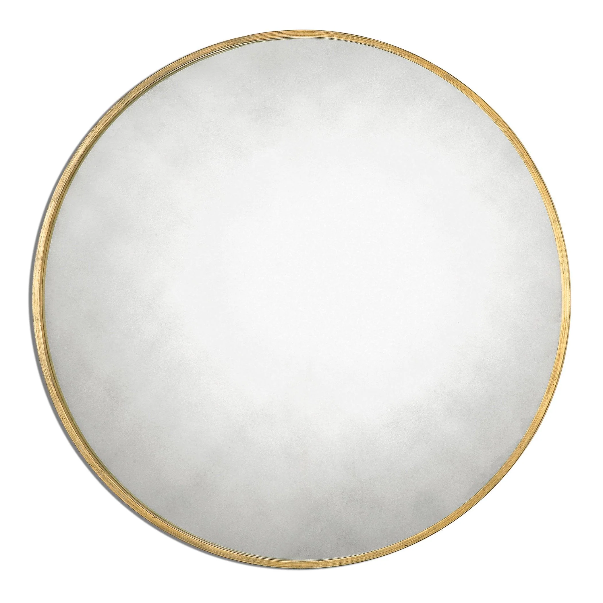 JUNIUS ROUND GOLD MIRROR - Remutear