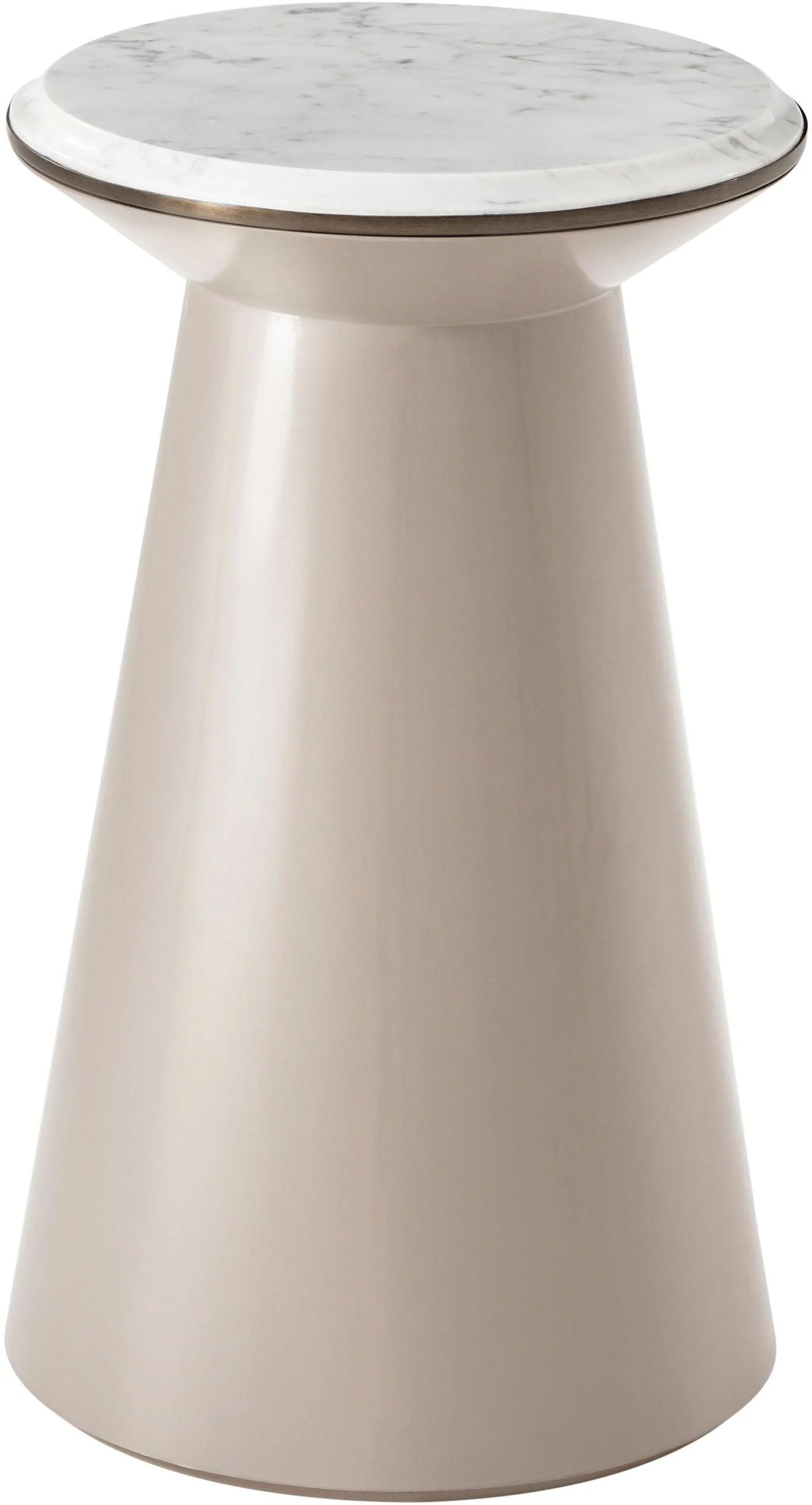 Contour Side Table (Pure Pearl, Small) - Remutear