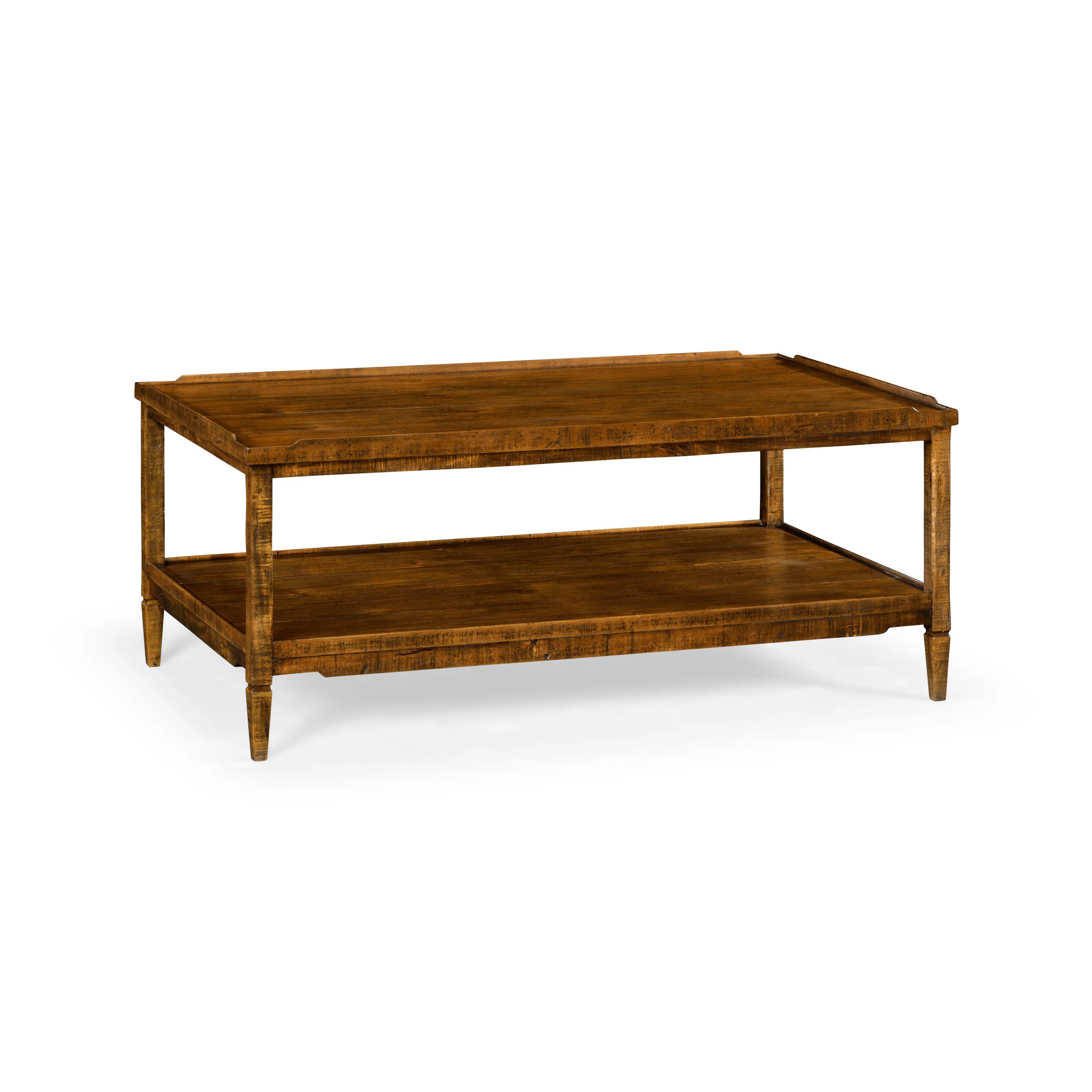 Casual Accents Country Walnut Cocktail Table - Remutear