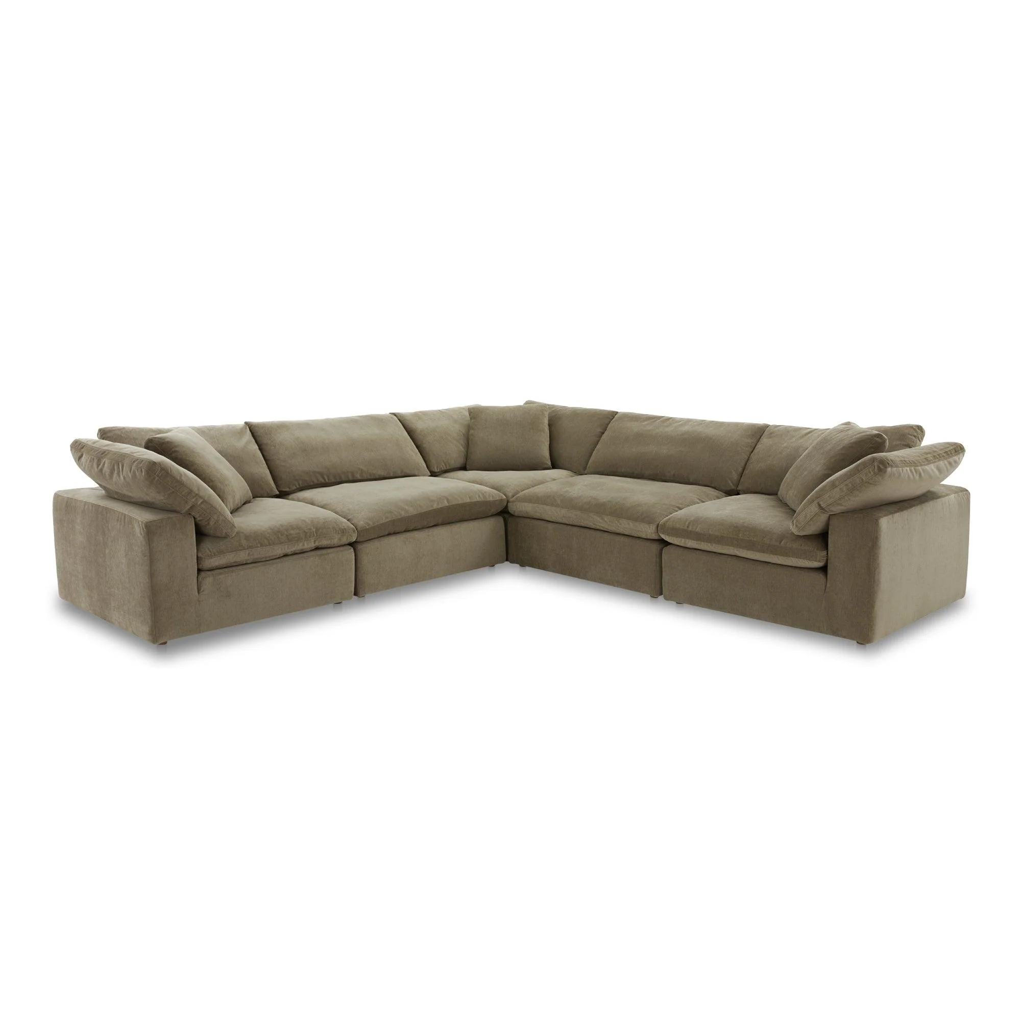 Clay Classic L Modular Sectional Performance Fabric Desert Sage - Remutear