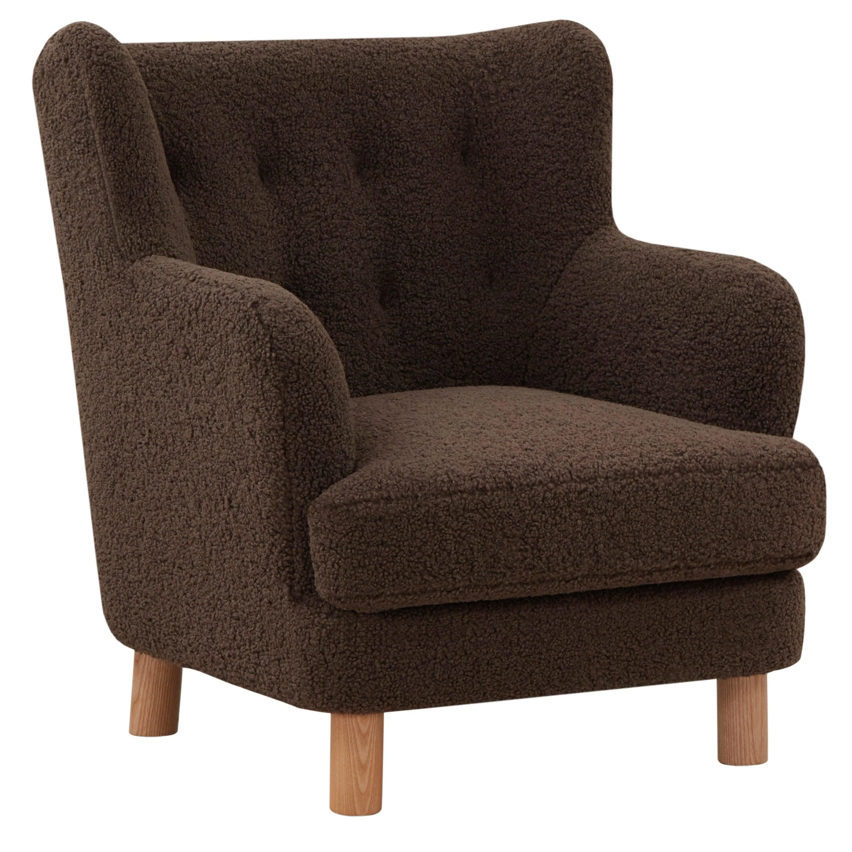 RAINIER WINGBACK TEDDY ACCENT CHAIR - Remutear
