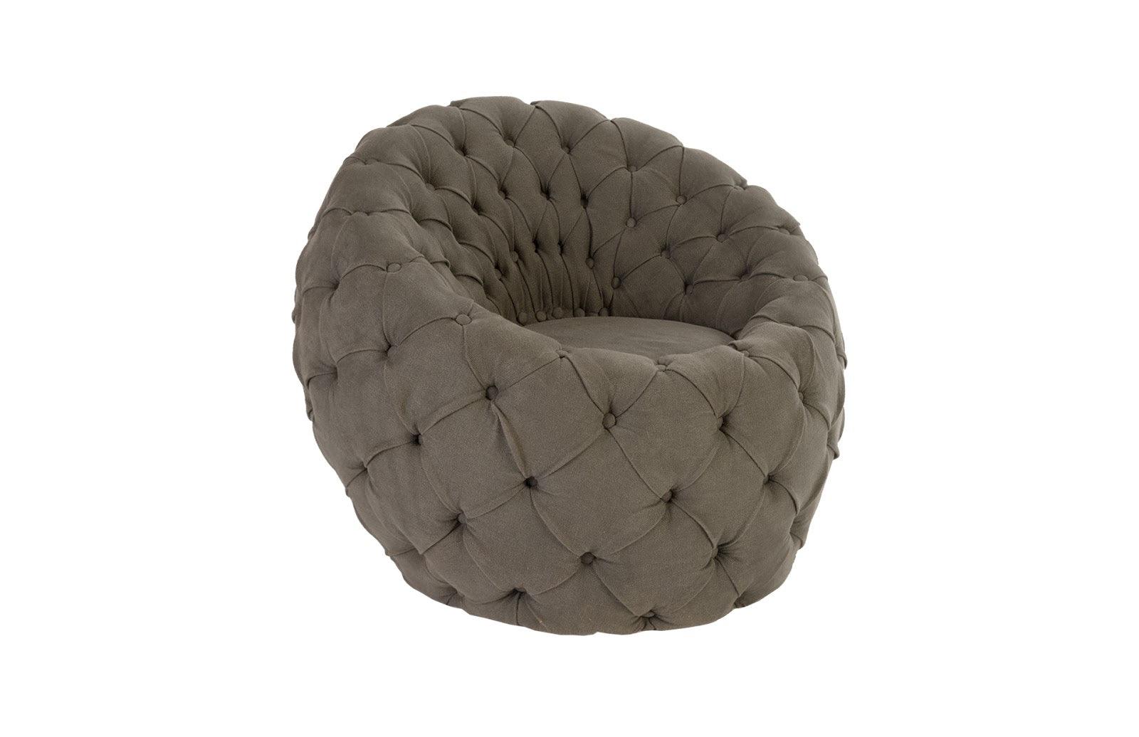 Egg Chair, Ramie Gray - Remutear