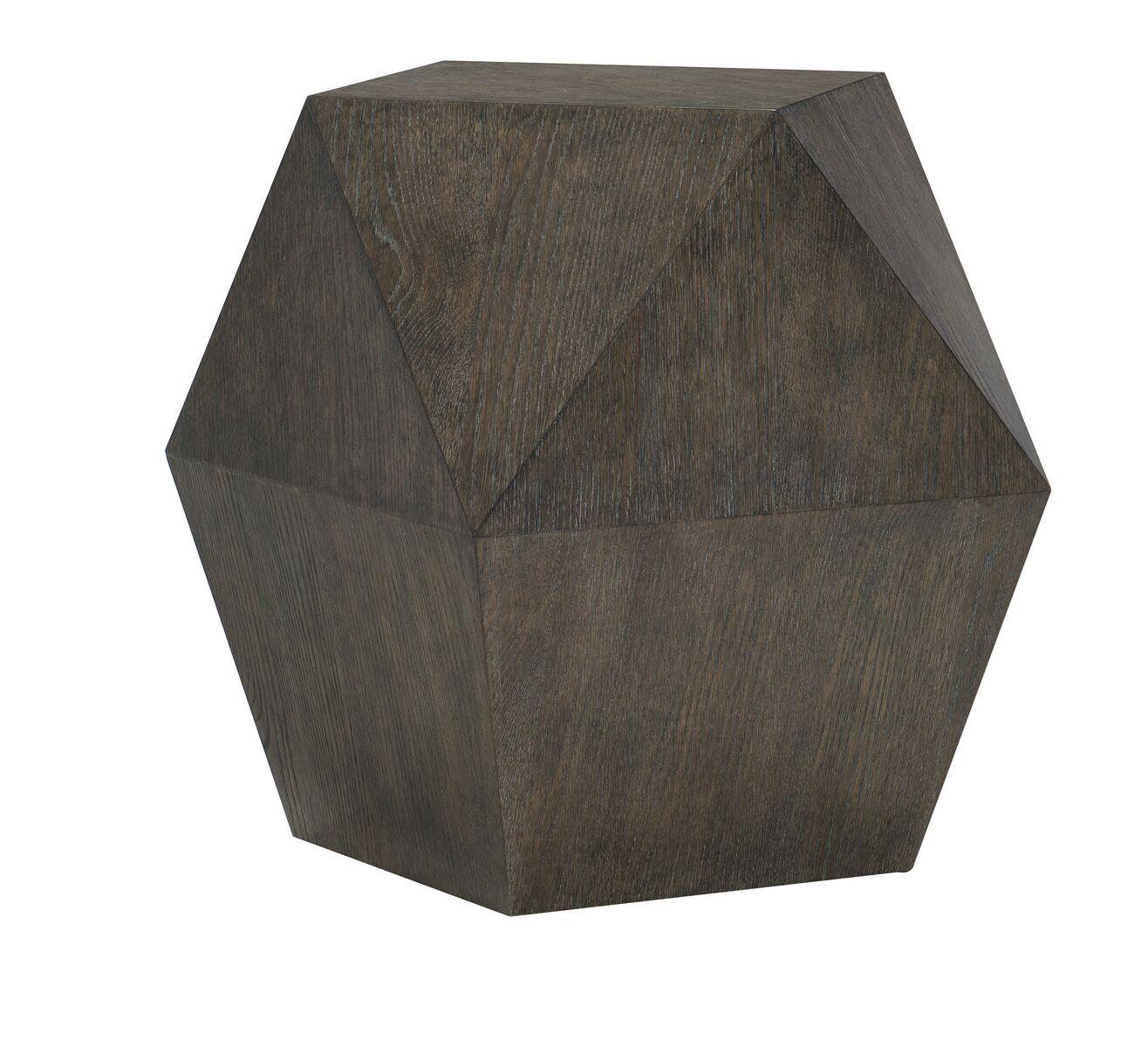 LINEA SIDE TABLE BROWM SQUARE - Remutear