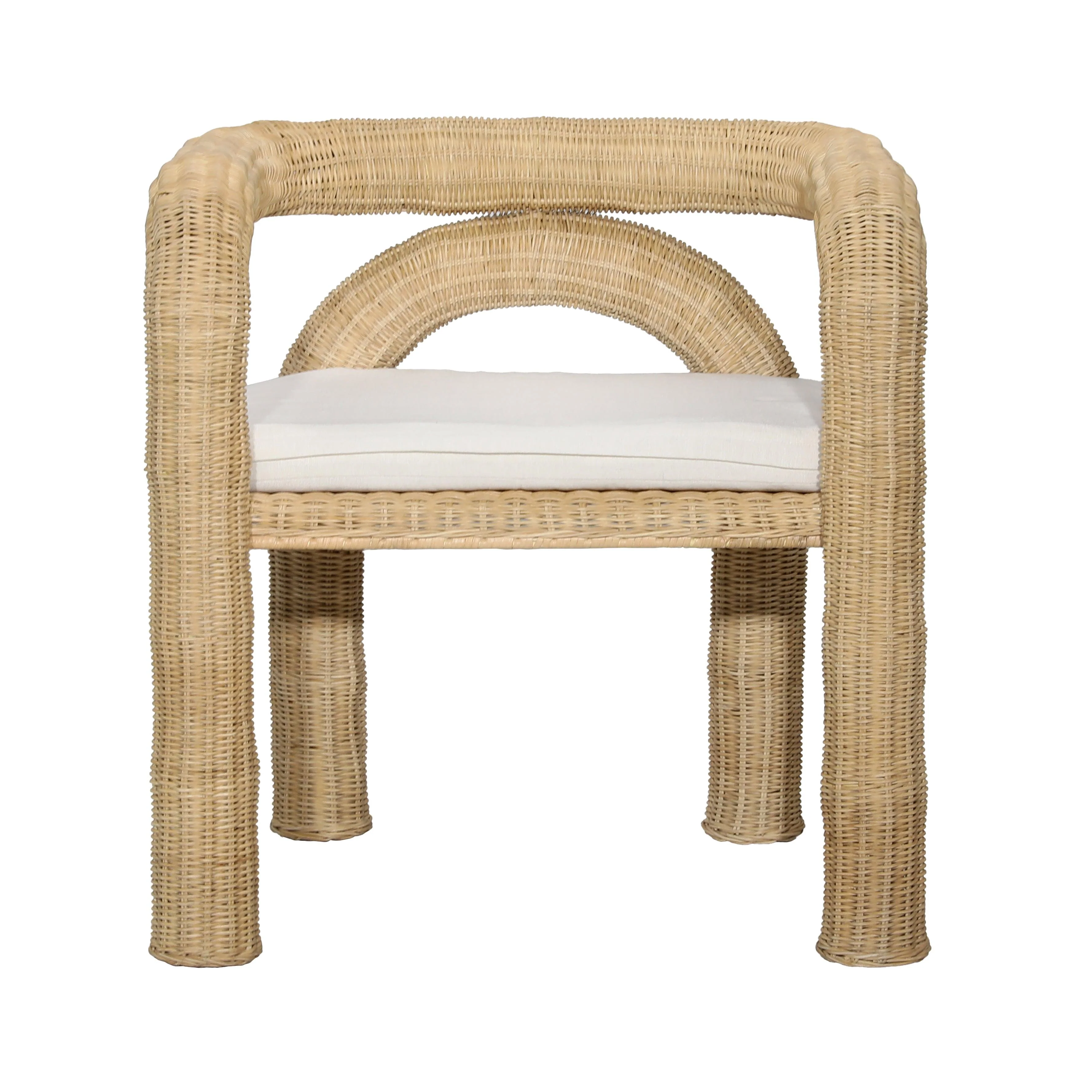 Ernestina Occasional Chair White Natural - Remutear