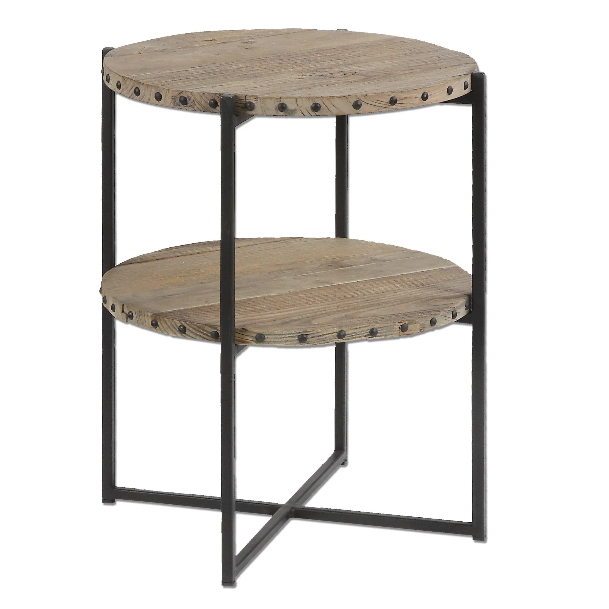KAMAU ROUND ACCENT TABLE - Remutear