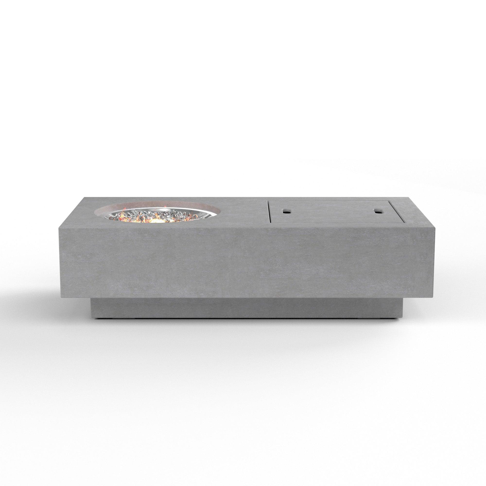 Gravelstone Rectangular Fire Table with Self Contained Tank - Remutear