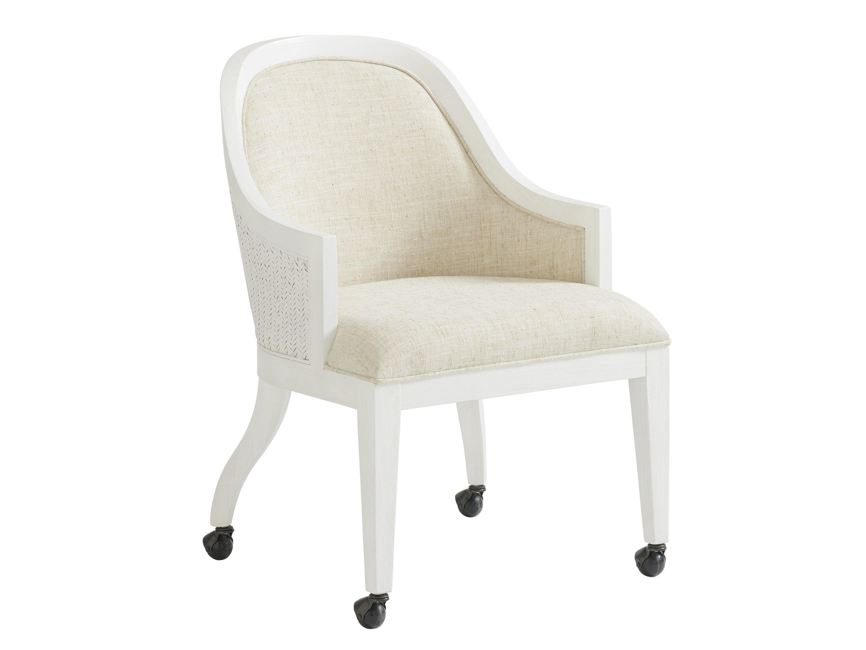 Ocean Breeze Bayview Arm Chair With Casters - Remutear