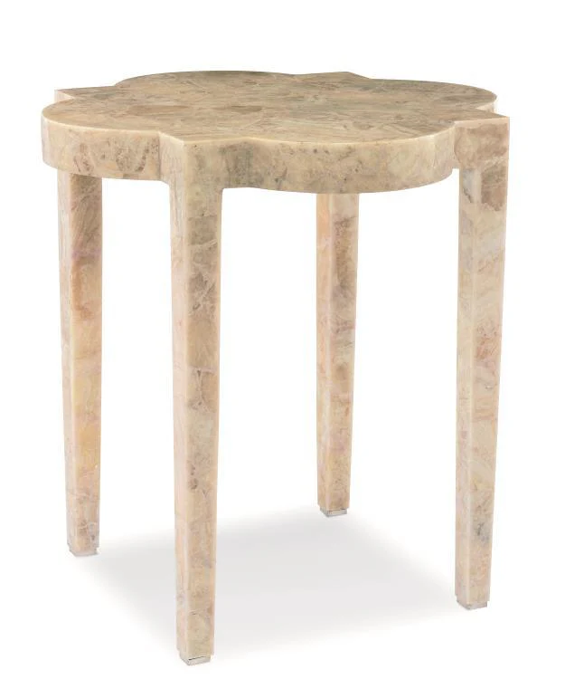 Medallion Stone Side Table - Remutear