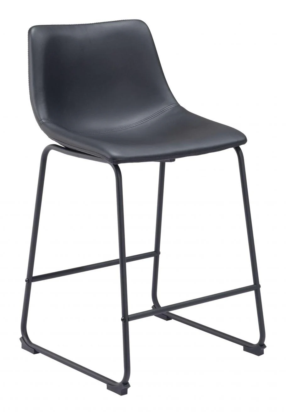 Smart Counter Chair (Set of 2) Black - Remutear