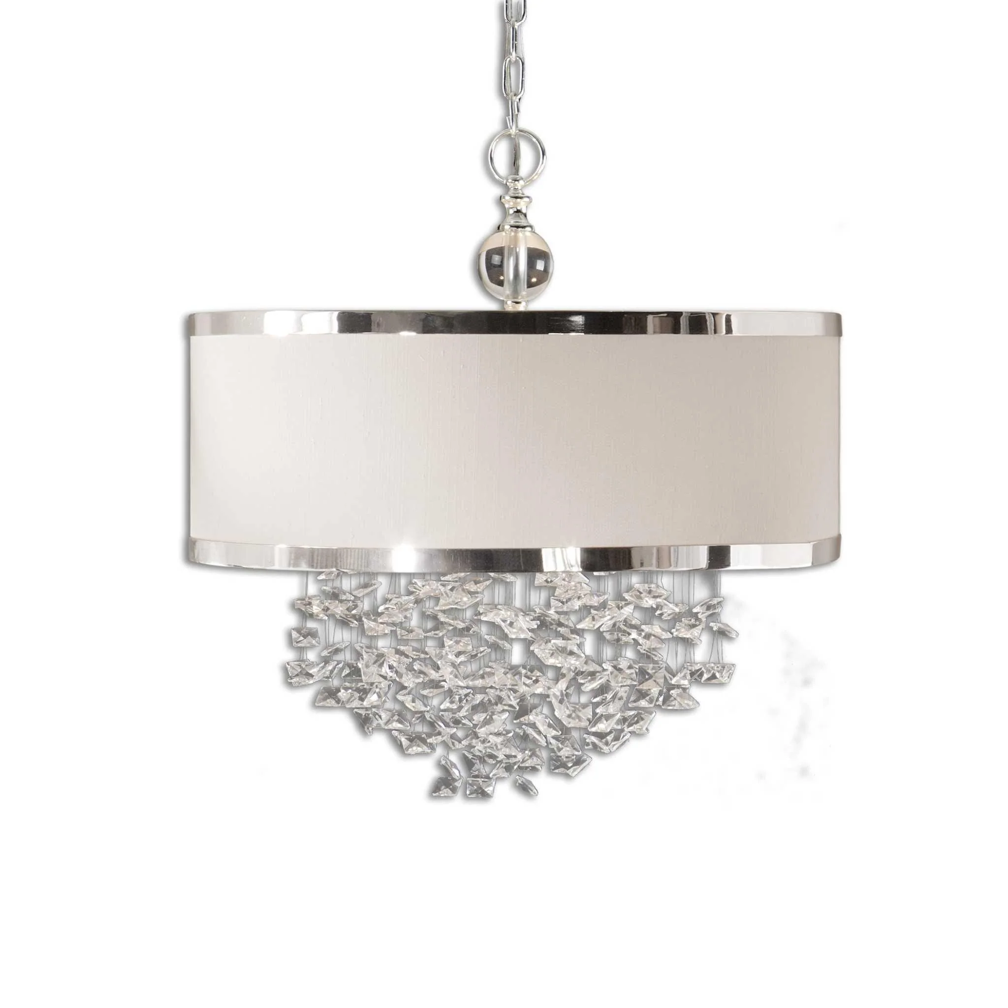 FASCINATION 3 LIGHT SILKEN DRUM PENDANT - Remutear