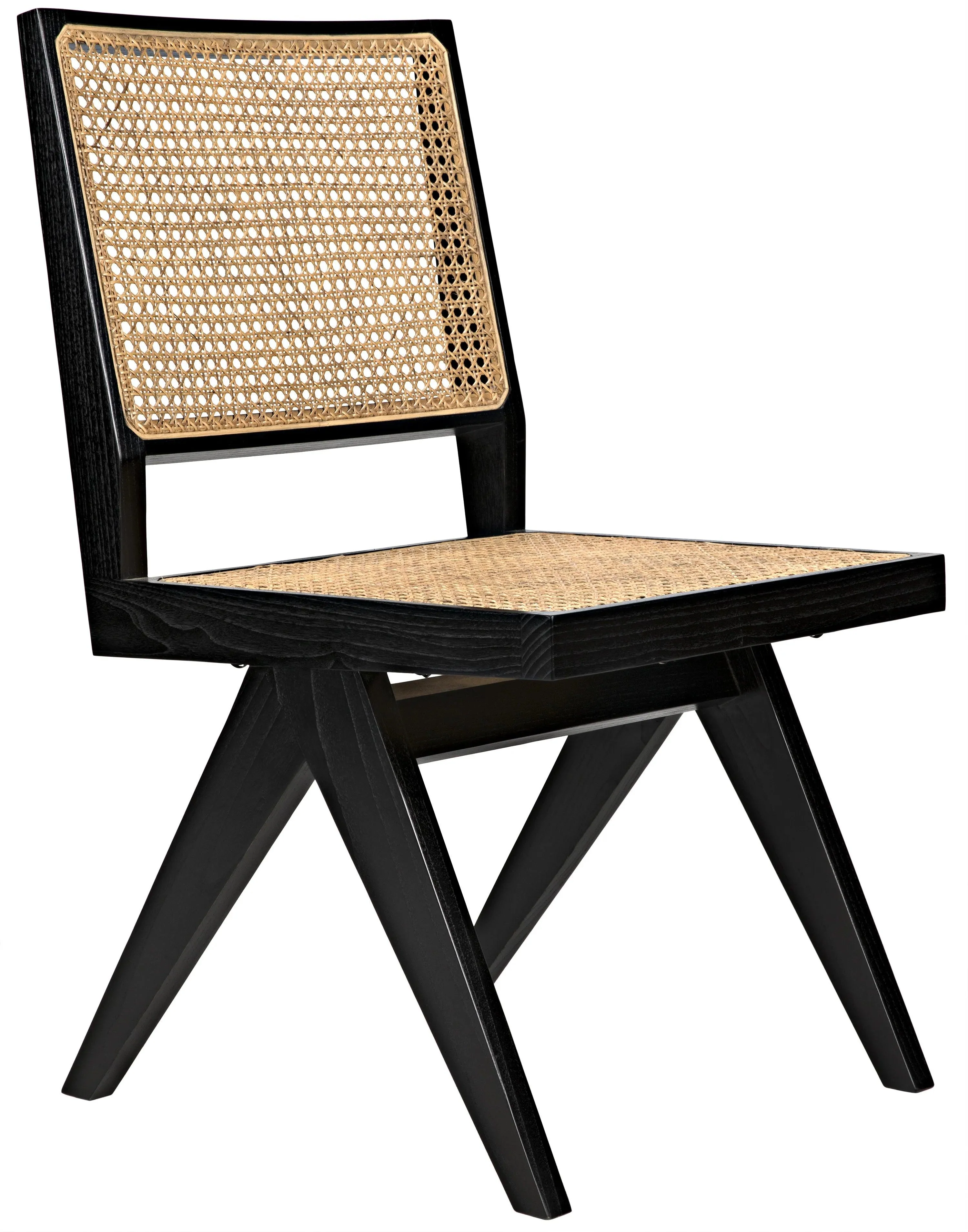 Joseph Side Chair, Charcoal Black - Remutear