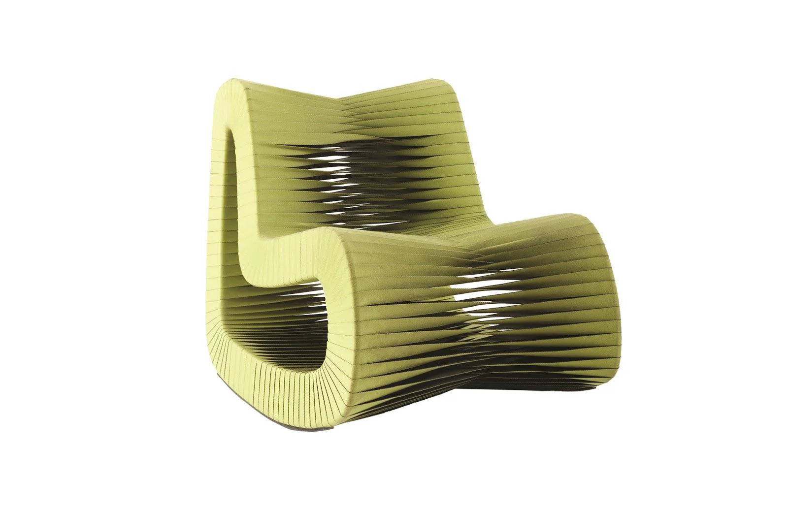 Seat Belt Rocking Chair, Green - Remutear