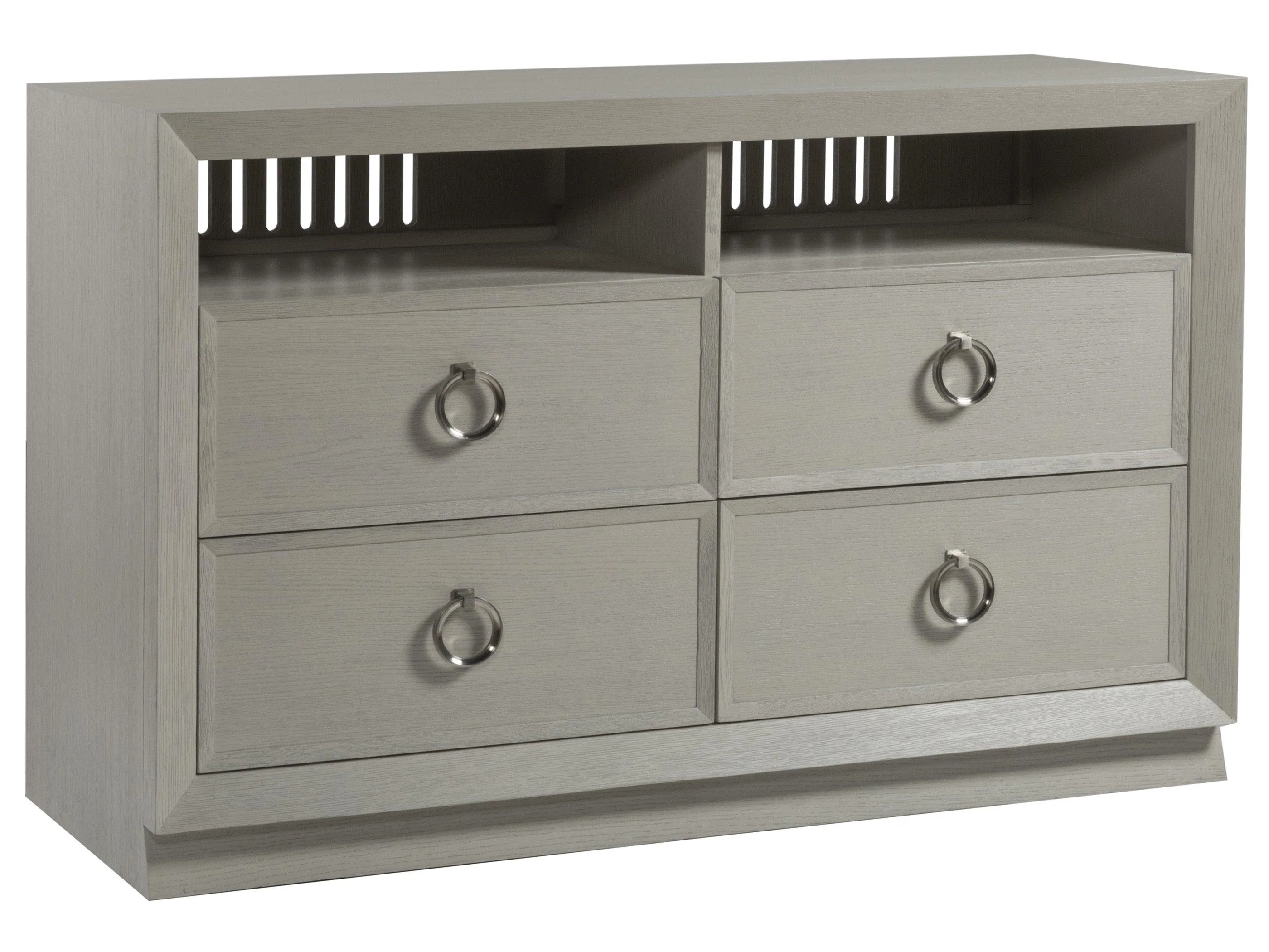 Signature Designs Zeitgeist White Media Console - Remutear
