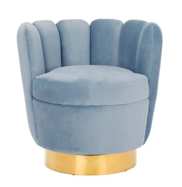ARROW SWIVEL VELVET CHAIR - Remutear