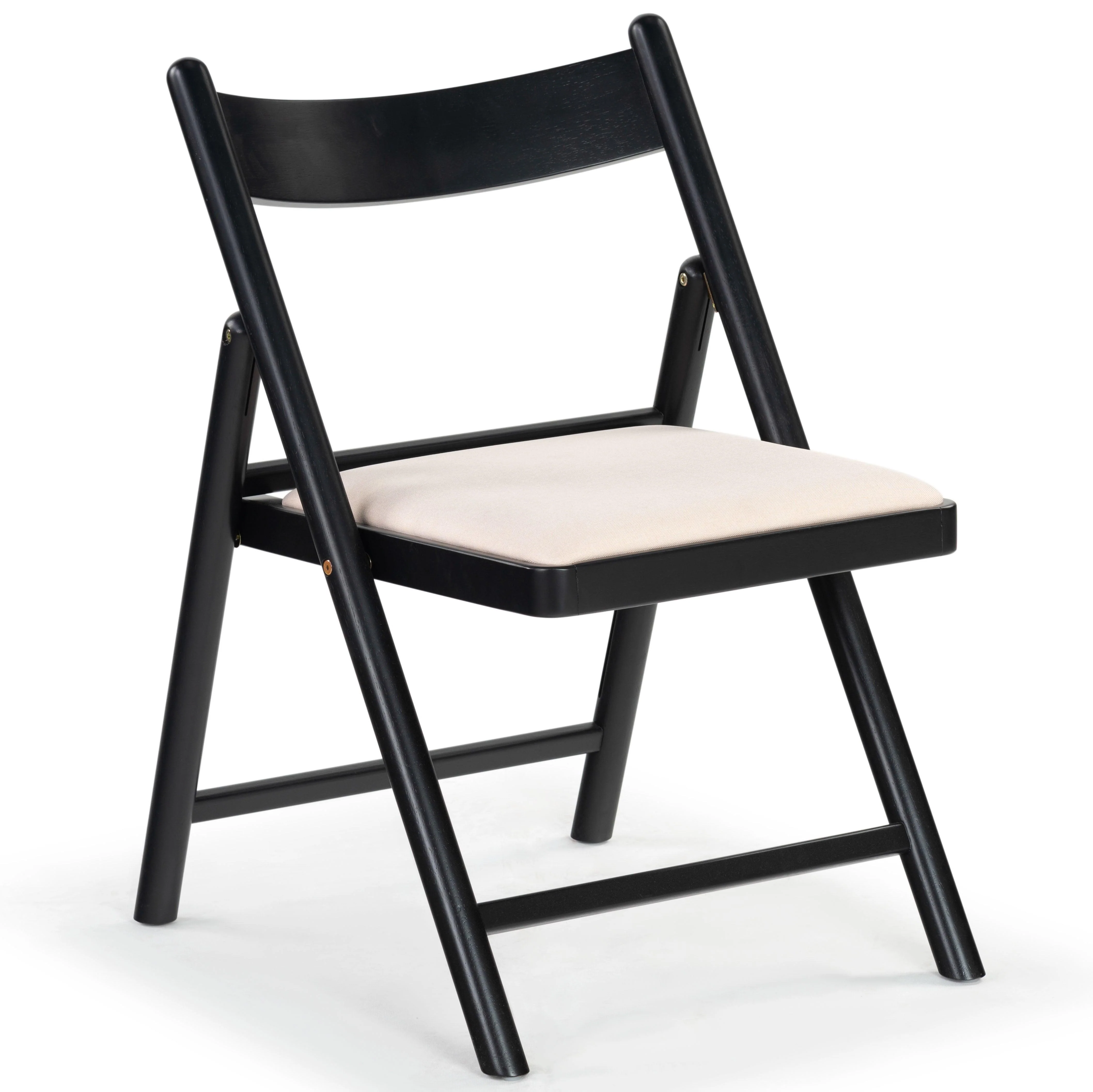 Jacie Linen Seat Folding Chair - Remutear