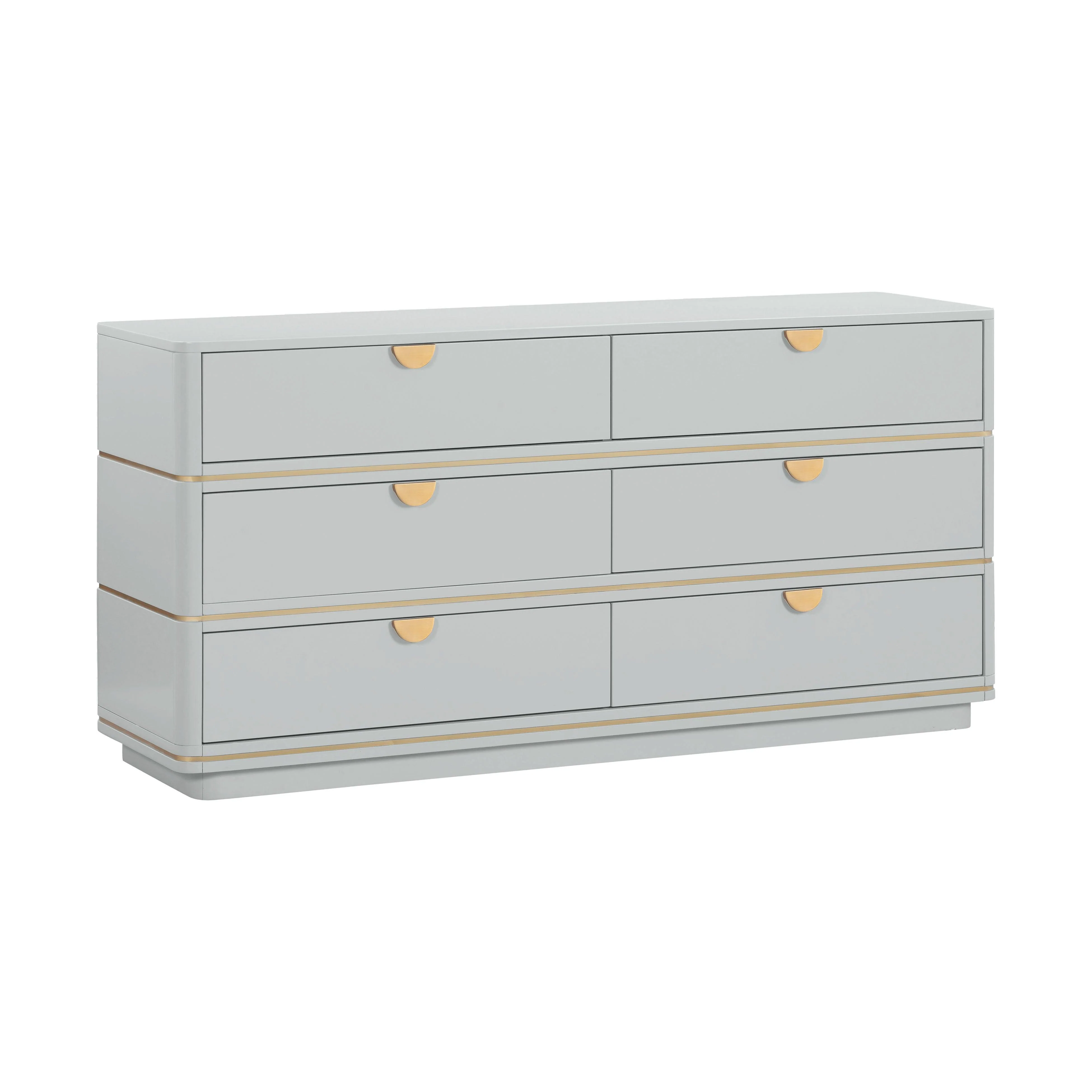 Julieta Grey 6 Drawer Dresser - Remutear