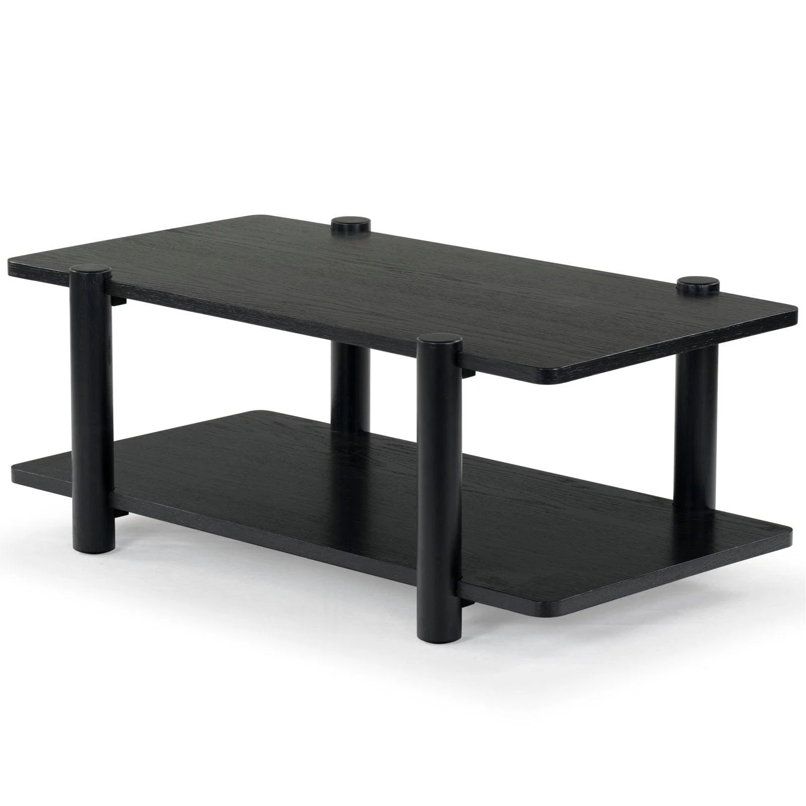 Edisyn 2 Shelf Wood Coffee Table - Remutear