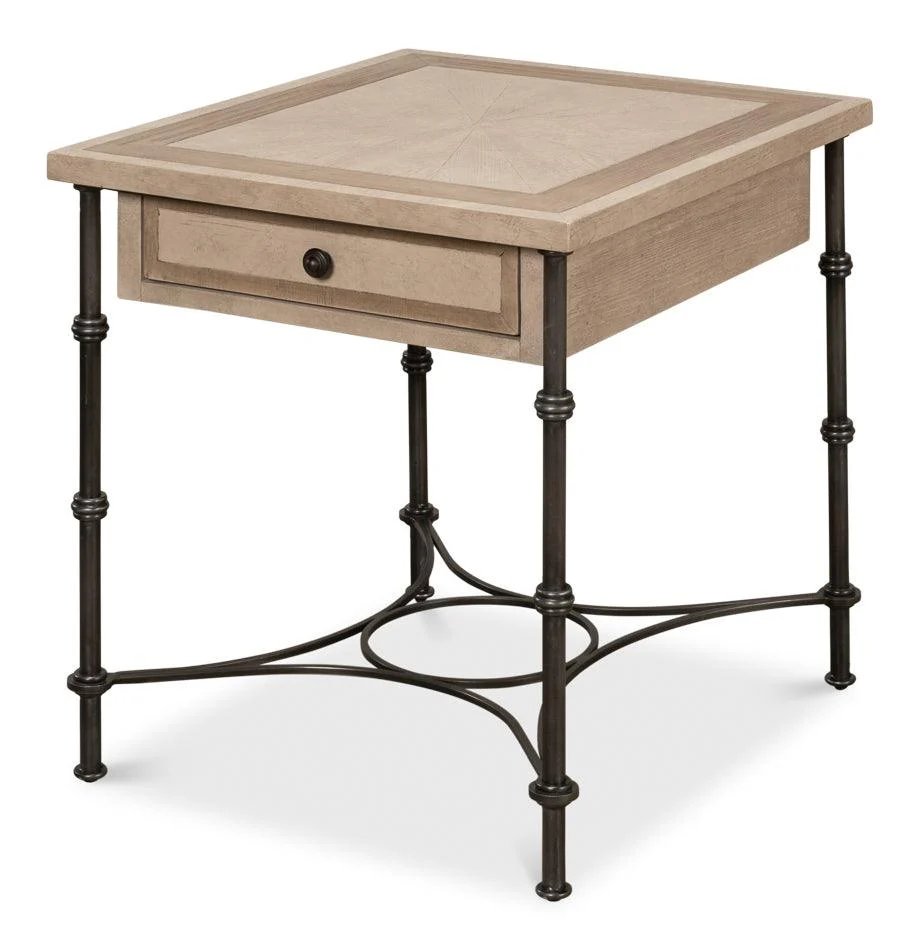 Chisholm Equestrian Side Table Barn Grey - Remutear