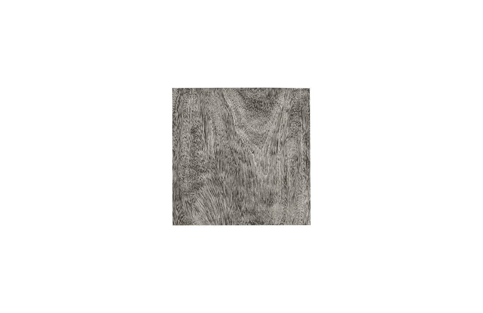 Origins Pedestal, Large, Mitered Chamcha Wood, Gray Stone Finish - Remutear