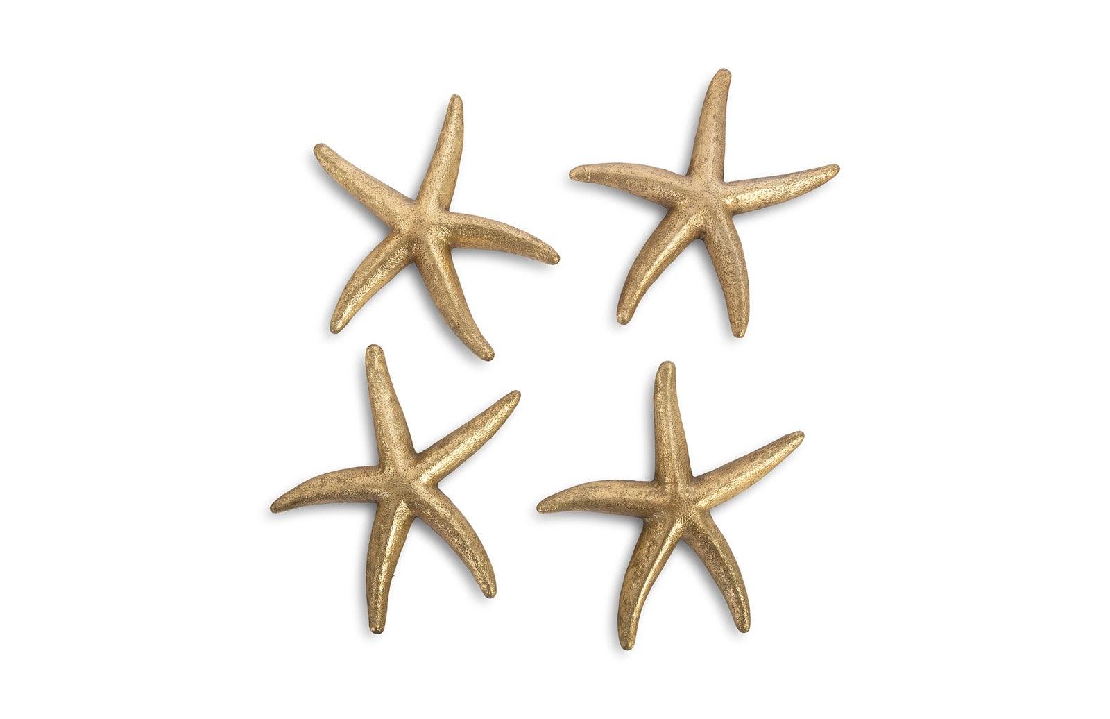 Starfish, Gold Leaf, Set of 4, SM - Remutear