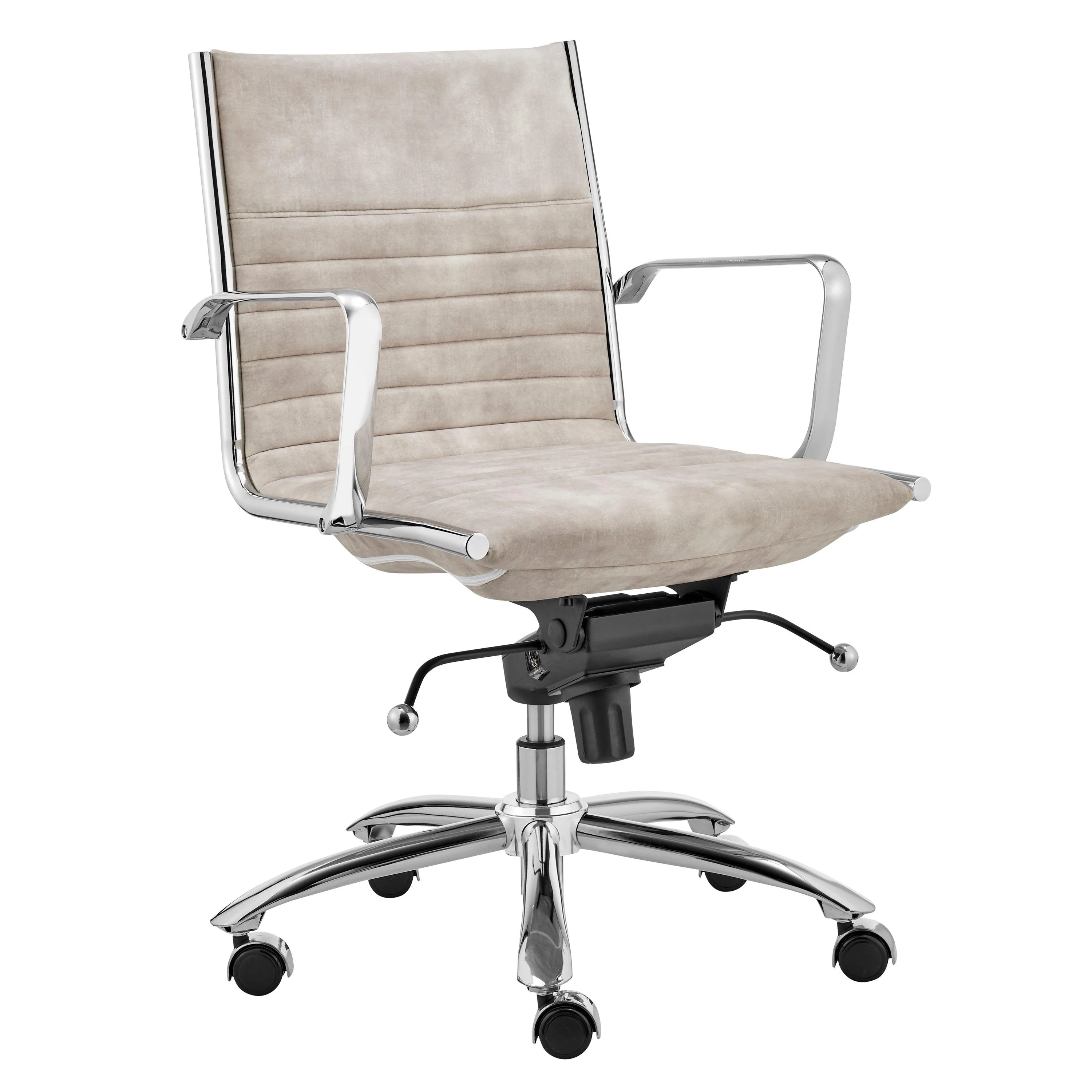 Dirk Low Back Office Chair  Velvet - Remutear