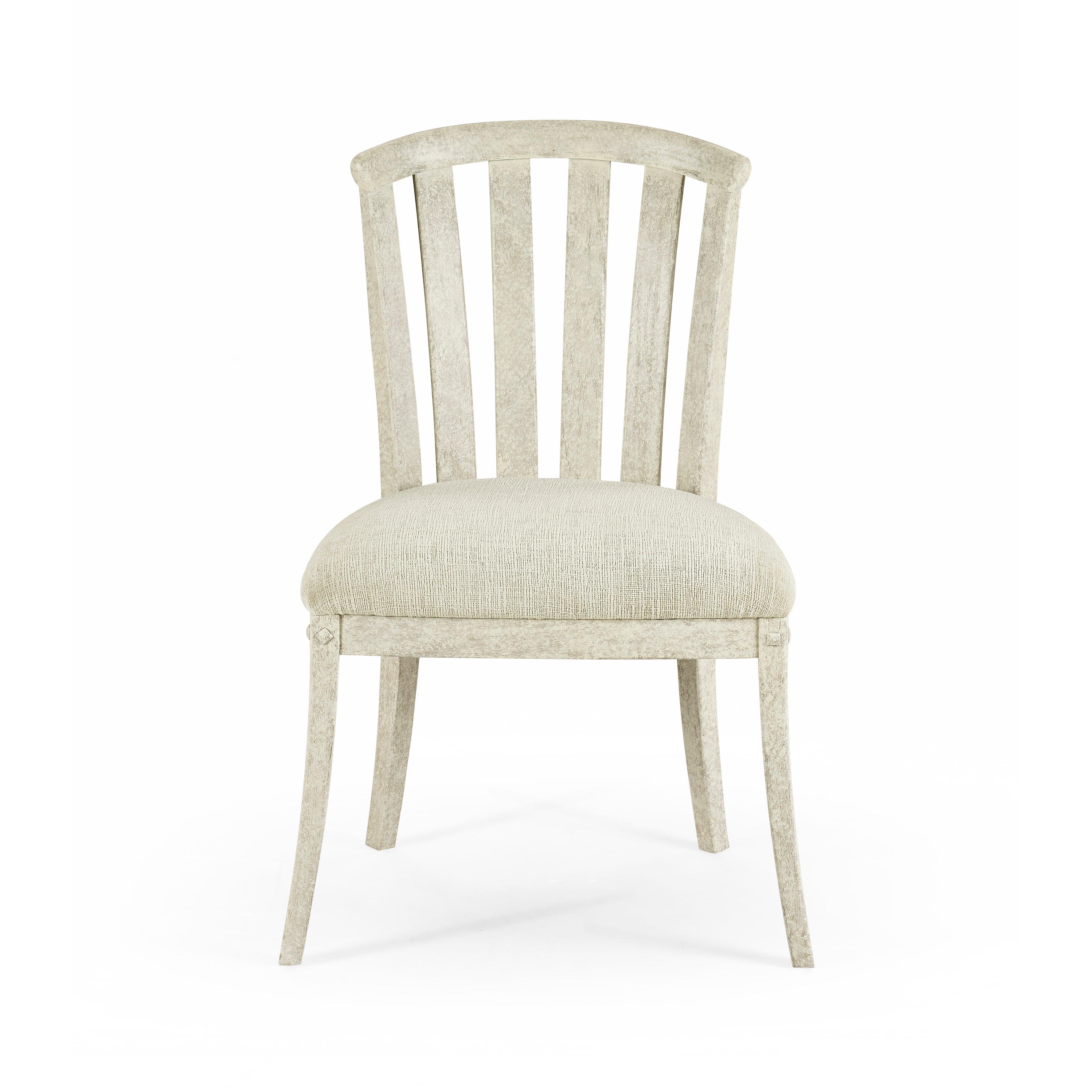 Casual Accents Whitewash Curved Back Chair - Remutear