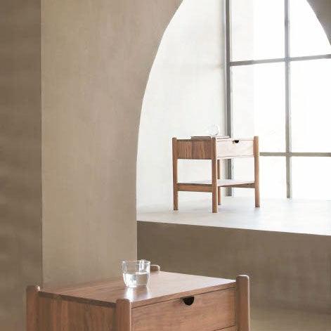 SHANTI 1 DRAWER WOOD NIGHTSTAND - Remutear
