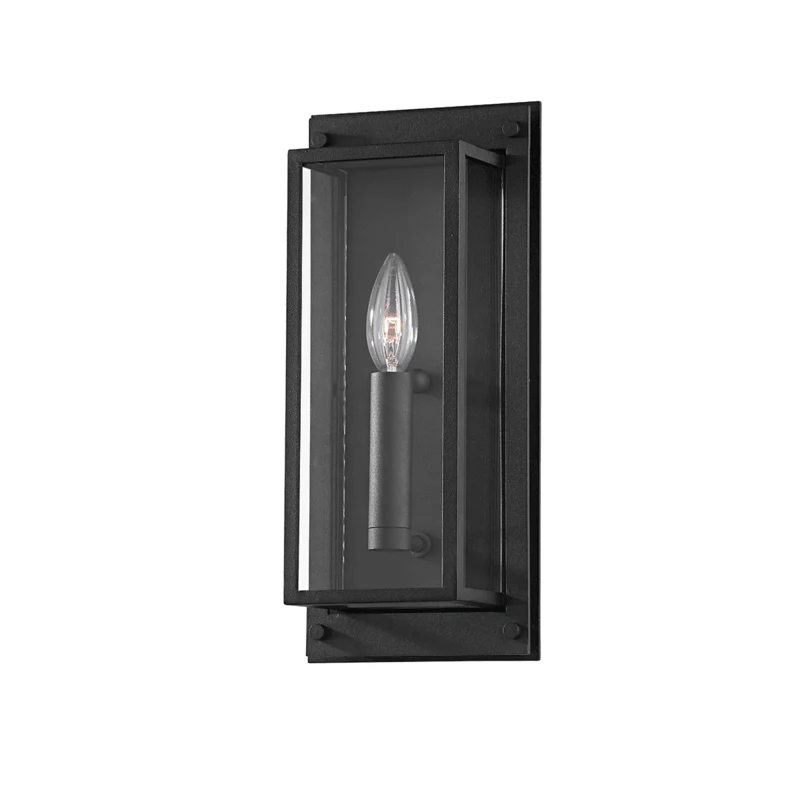 WINSLOW 1 LIGHT SMALL EXTERIOR WALL SCONCE - Remutear