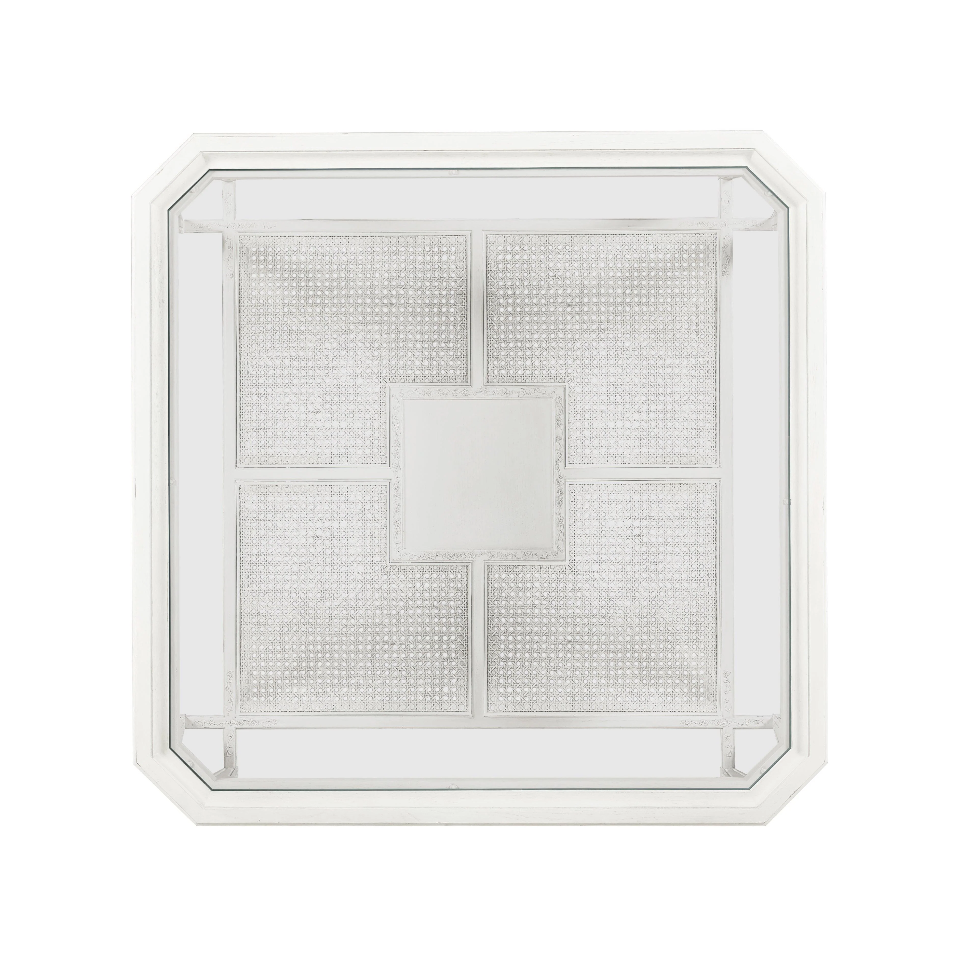 White Nimbus Square Cocktail Table - Remutear