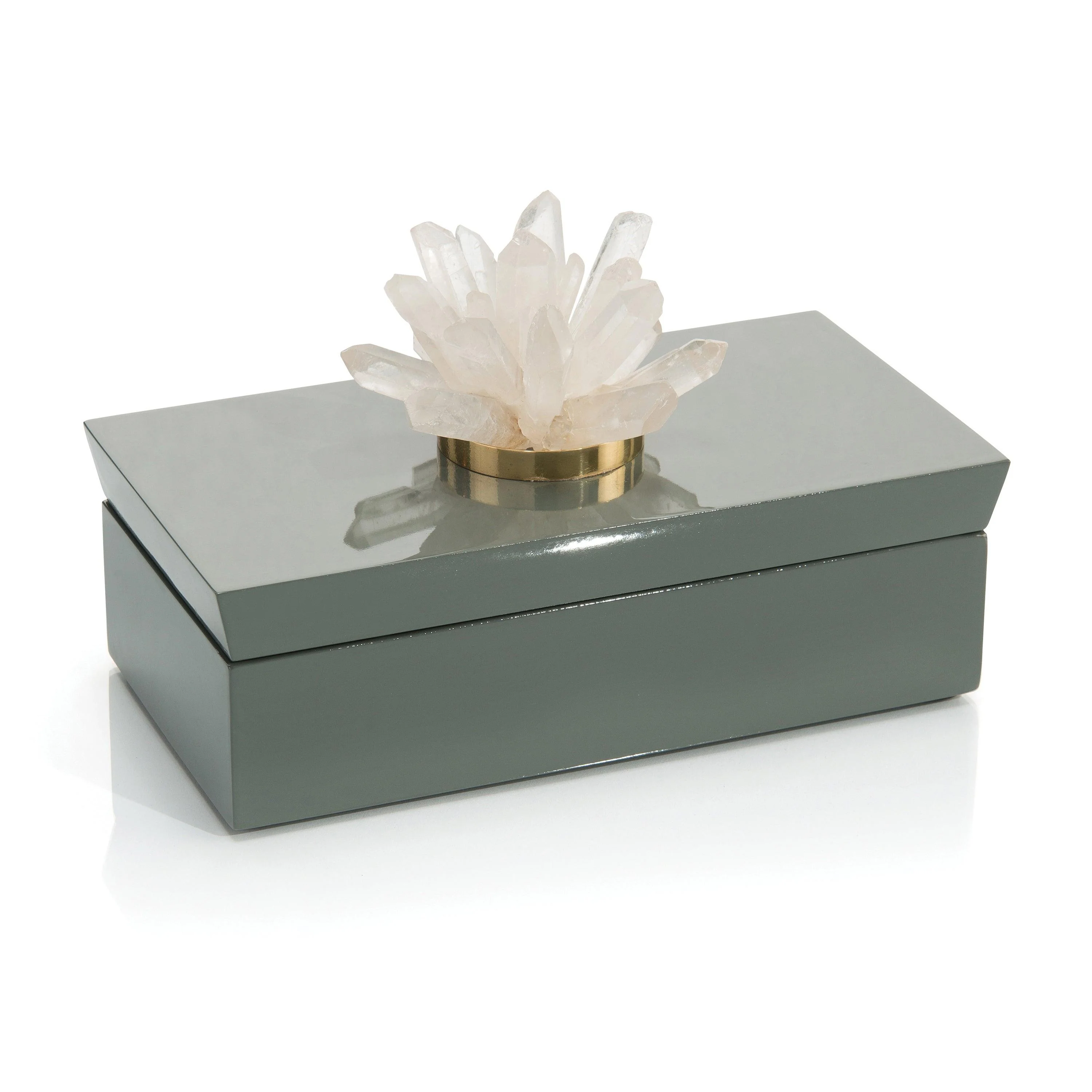 Grey Box With Stone, Quartz - Remutear