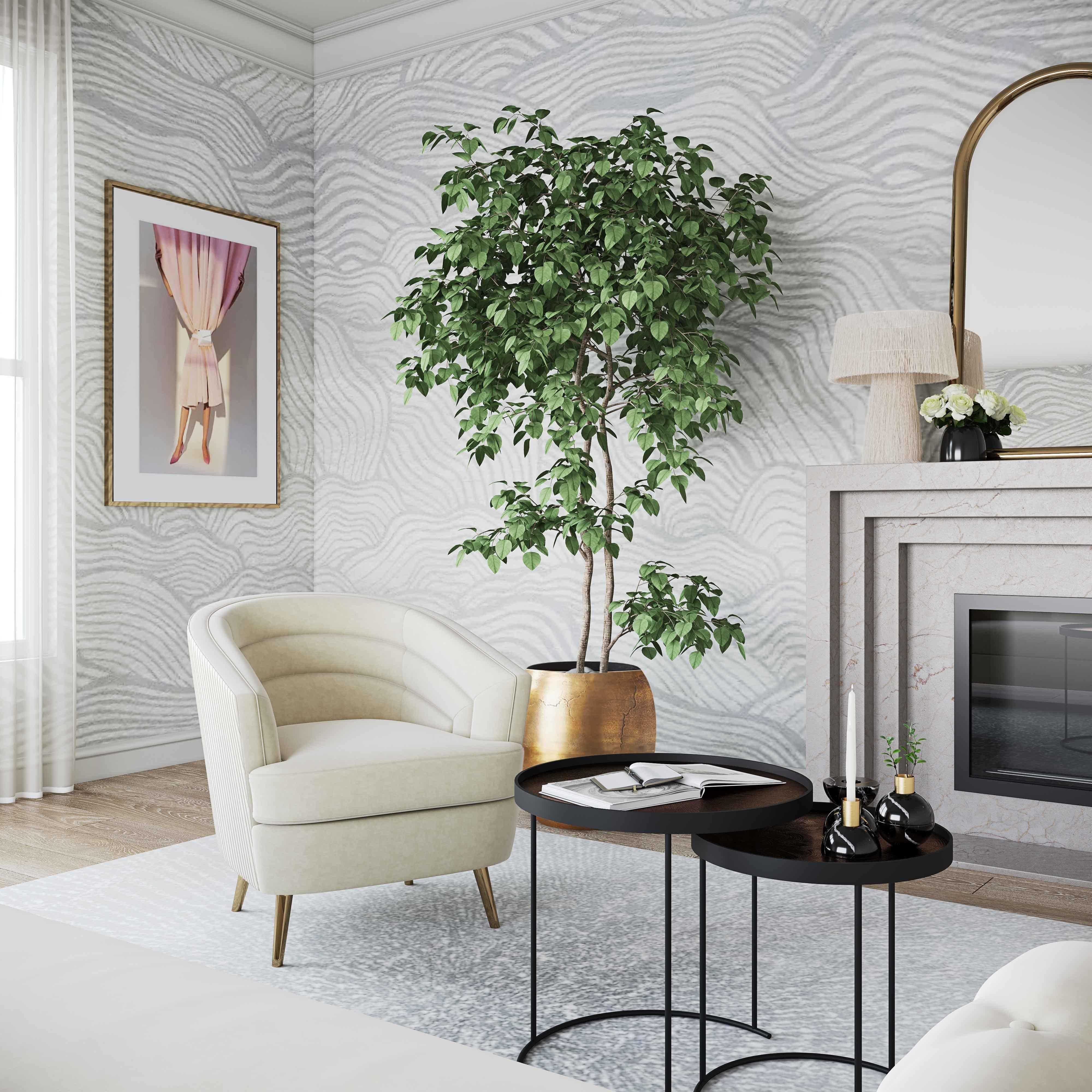 Jules Cream Velvet Accent Chair - Remutear