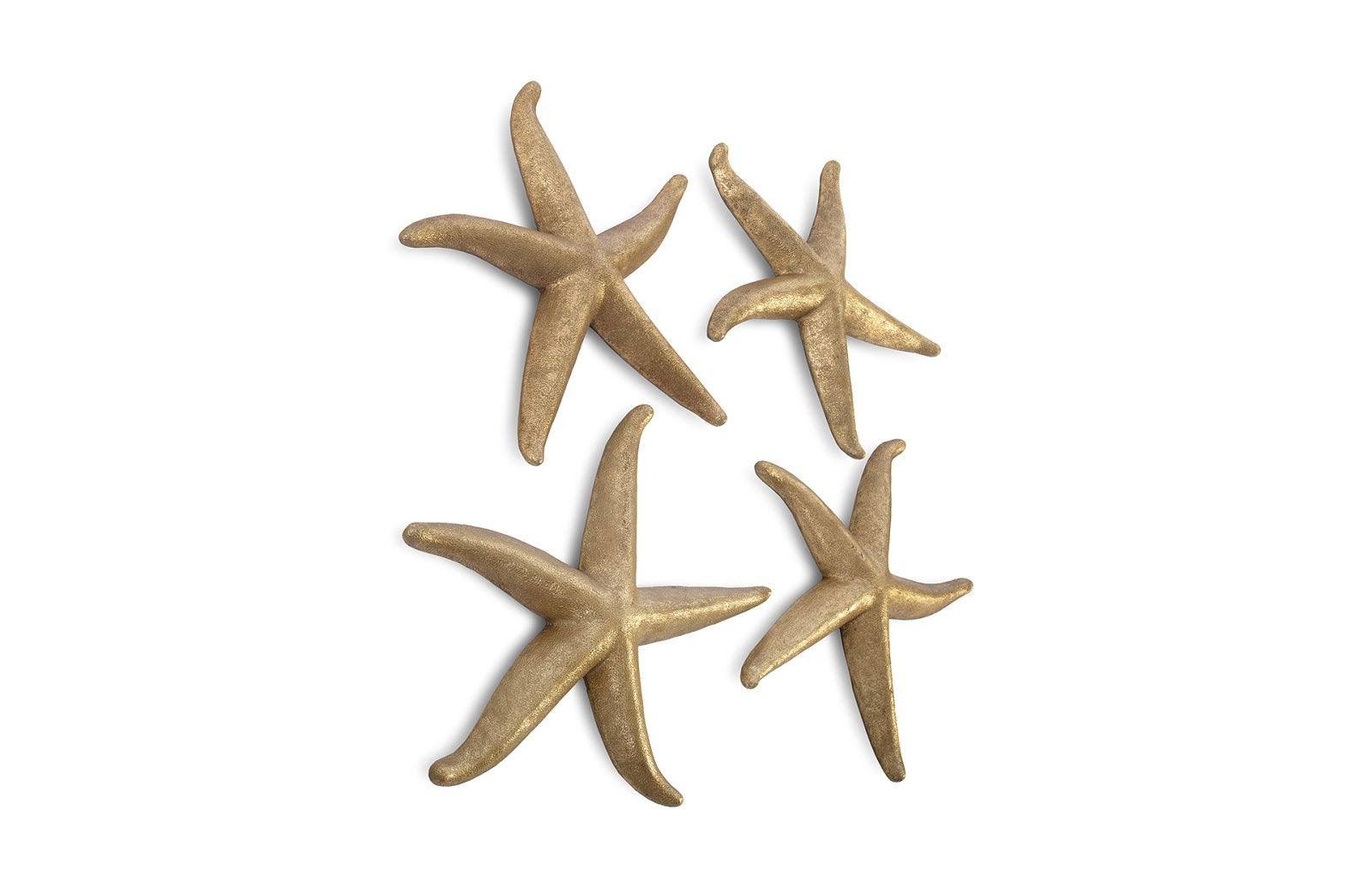 Starfish, Gold Leaf, Set of 4, LG - Remutear