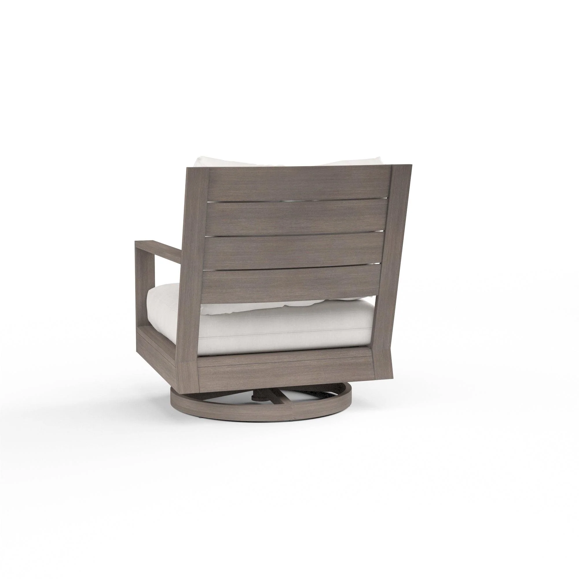 Laguna Swivel Club Rocker in Canvas Flax, No Welt - Remutear