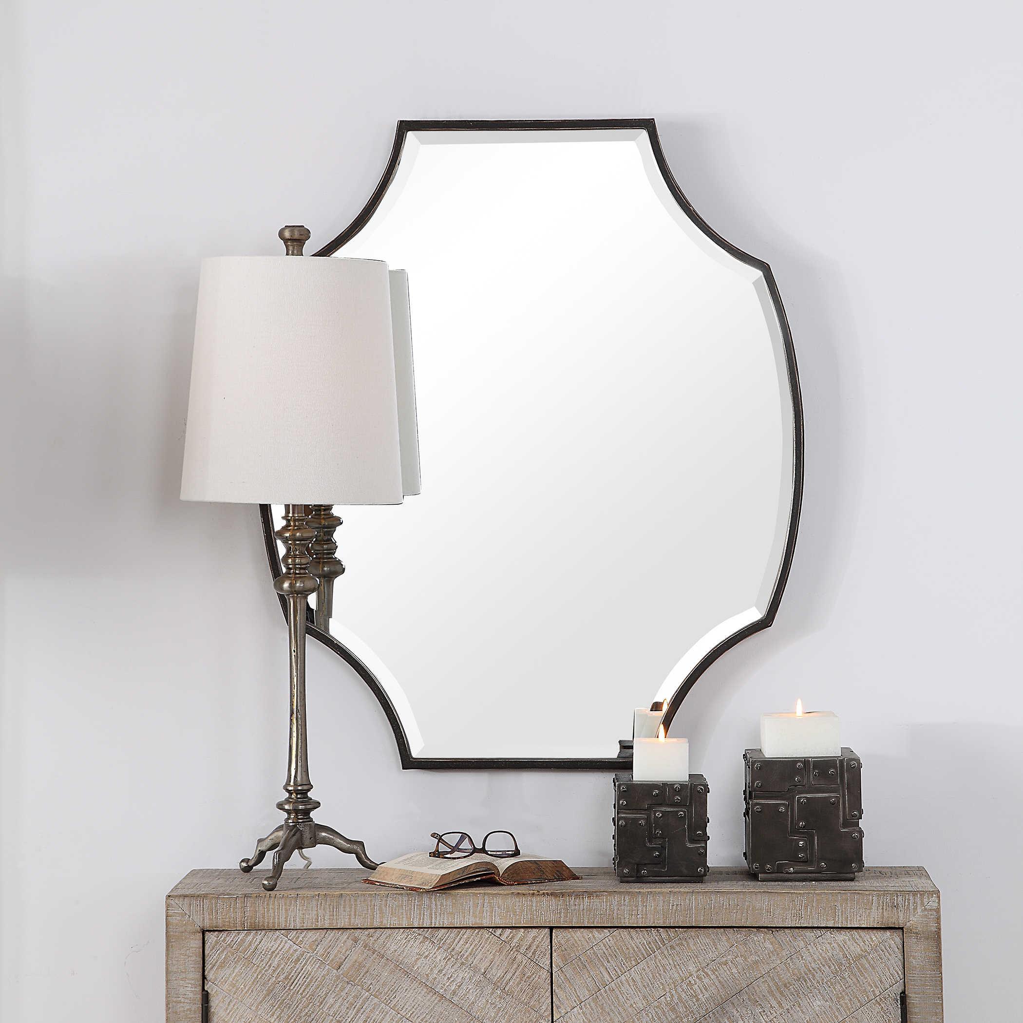 ULALIA SCALLOPED MIRROR - Remutear