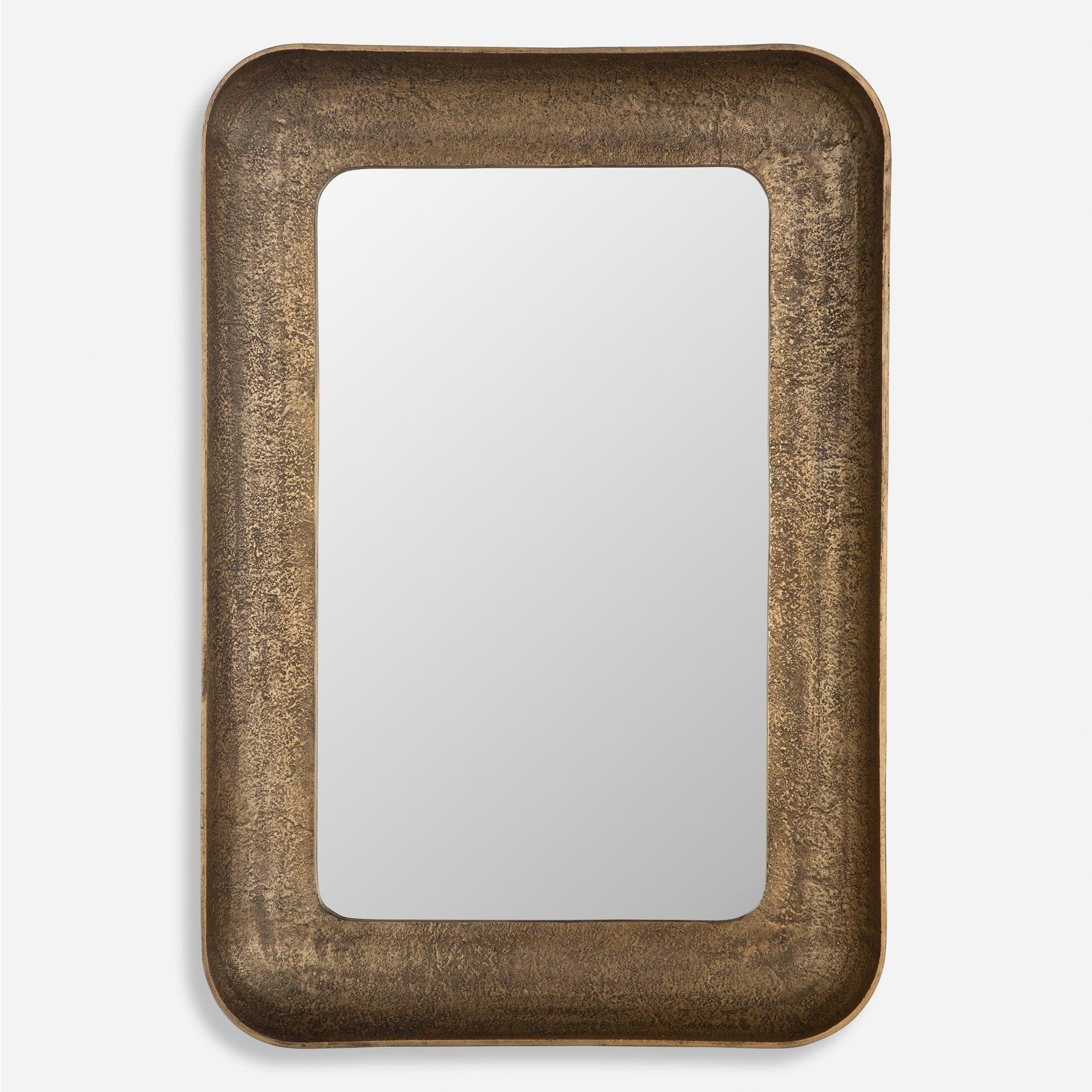 Alvaro Antique Brass Mirror - Remutear