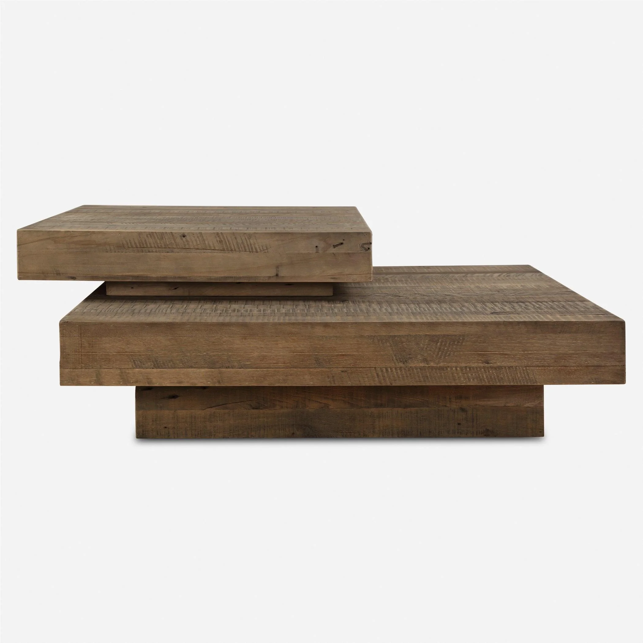 Rustic Planes Modern Coffee Table - Remutear