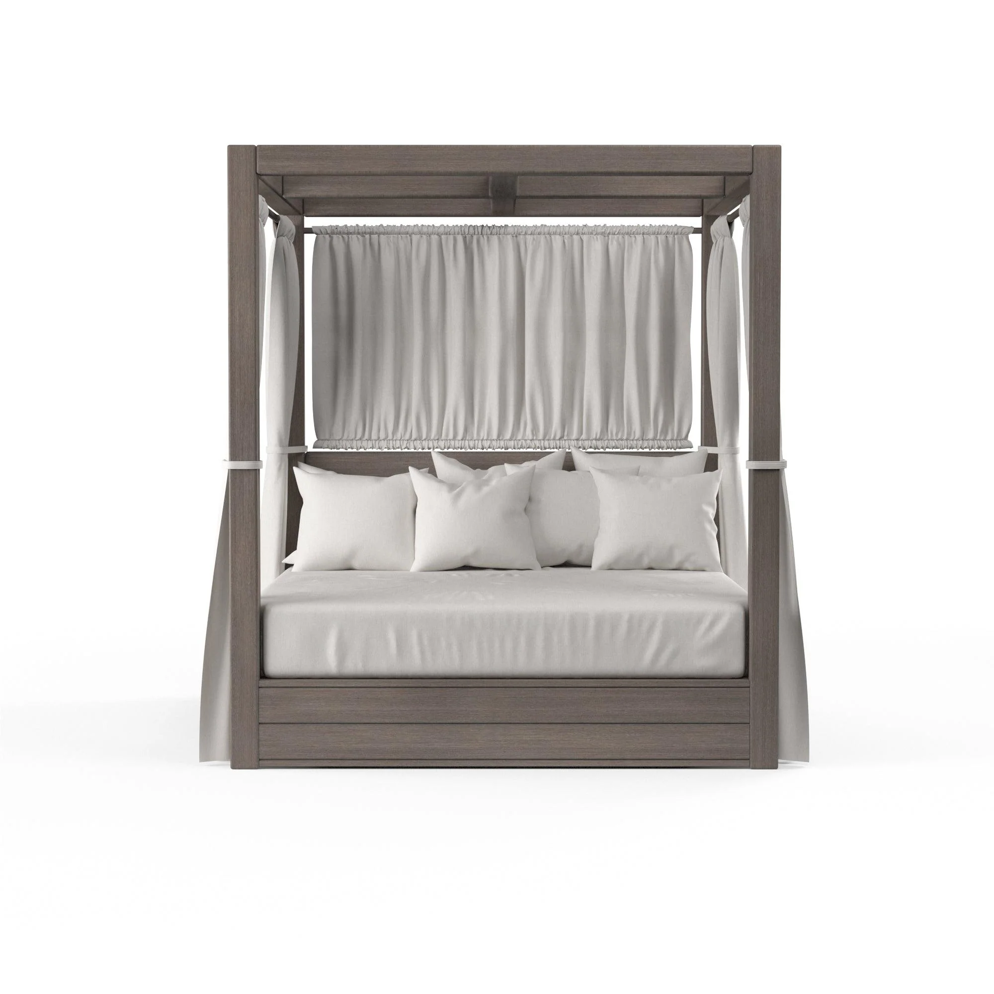 Laguna Resort King Daybed in Canvas Flax, No Welt - Remutear