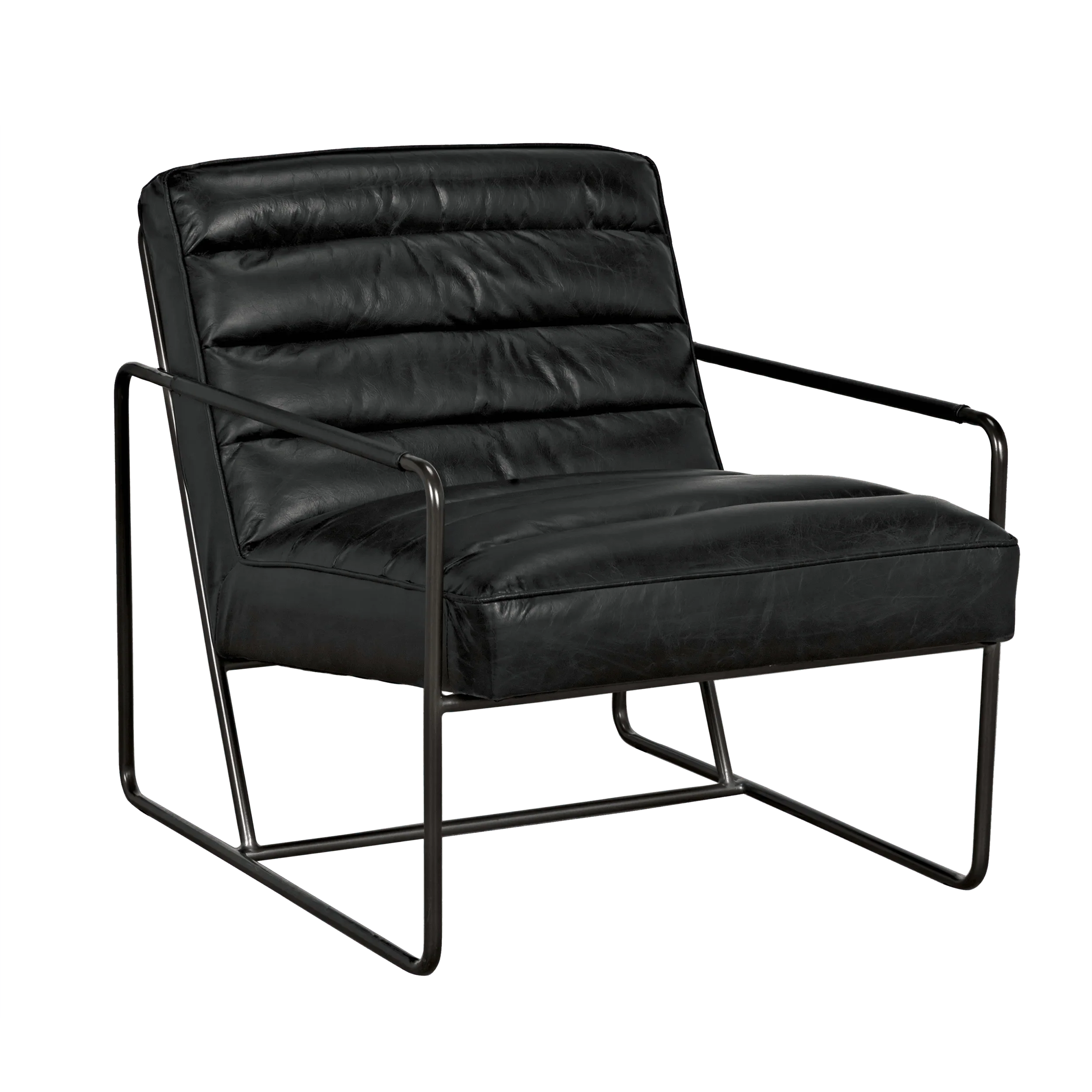 Demeter Chair, Metal and Leather - Remutear