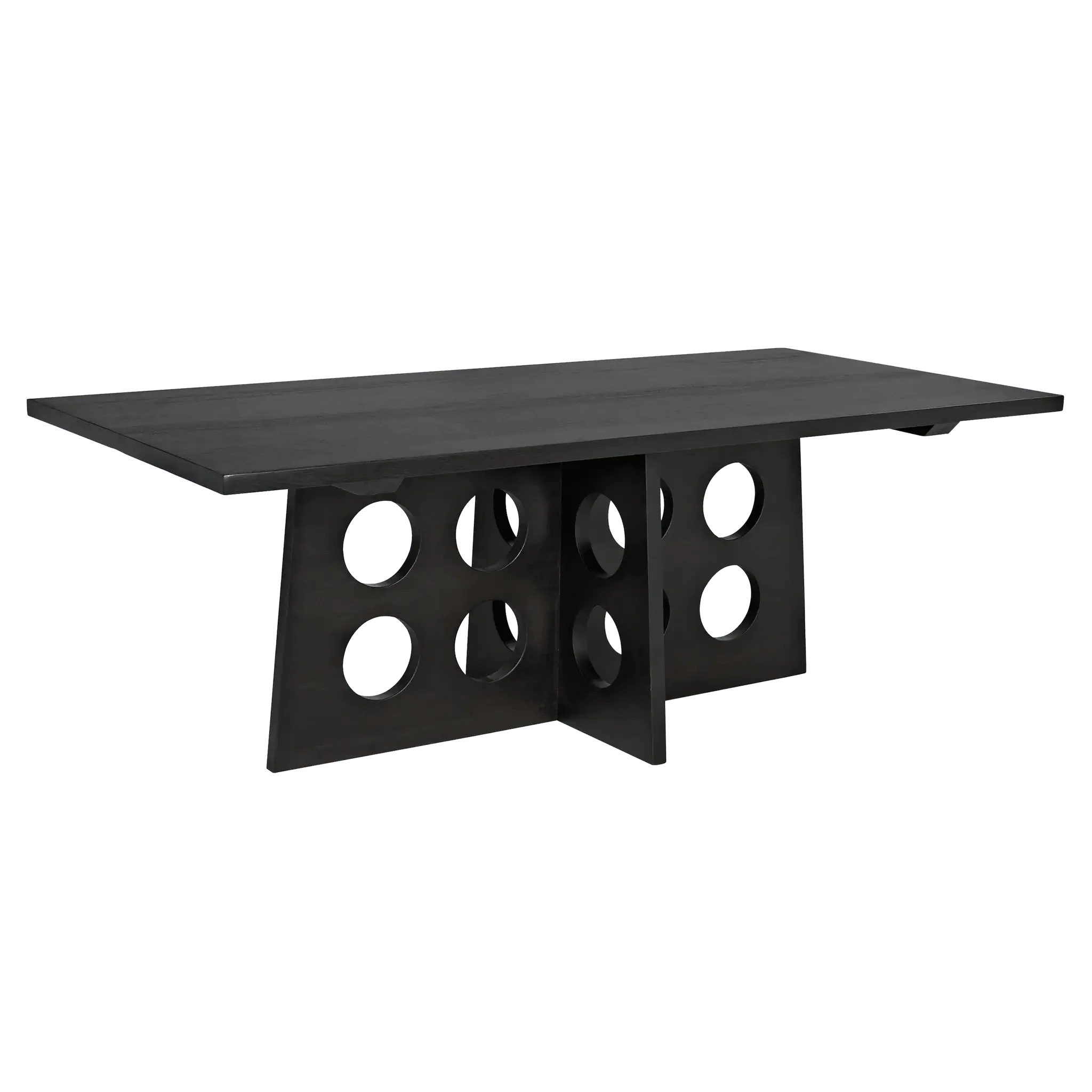 Carlo Dining Table, Ebony Walnut - Remutear