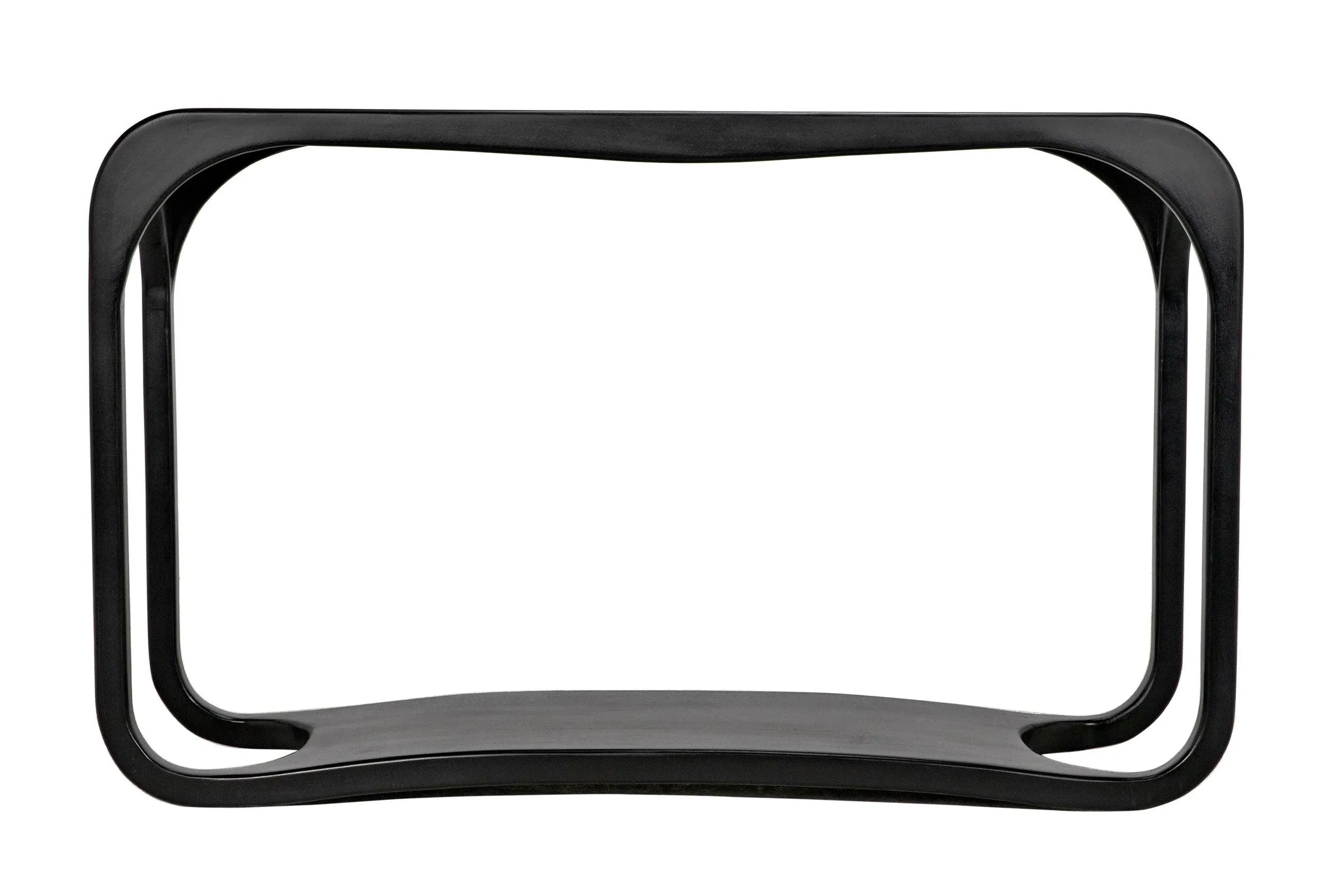Milena Console, Hand Rubbed Black - Remutear