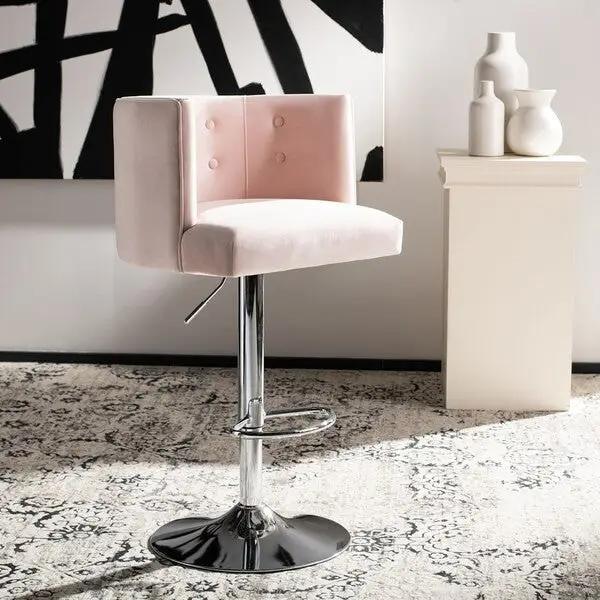 ZAYNA ADJUSTABLE BAR STOOL - Remutear