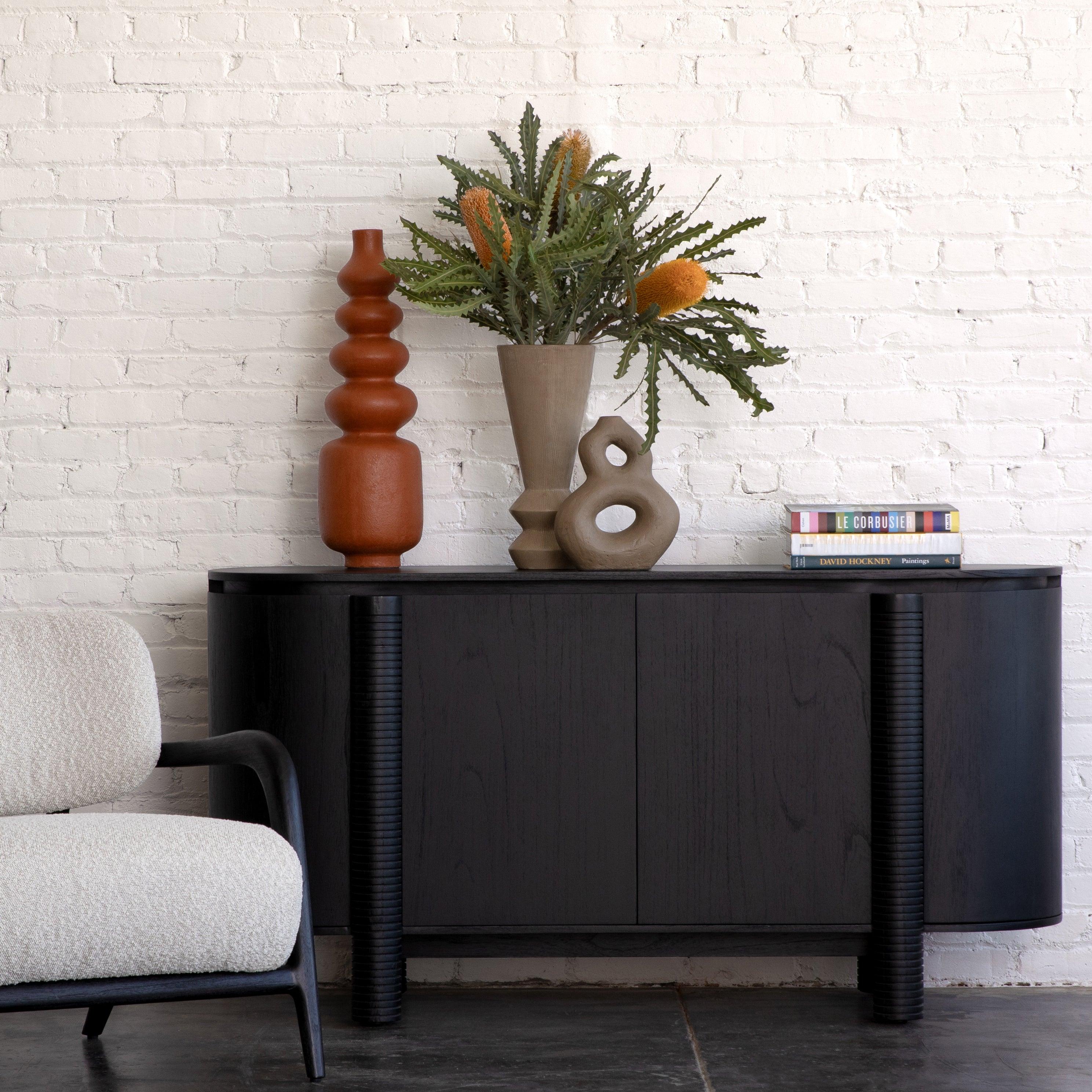Steven Sideboard Black - Remutear