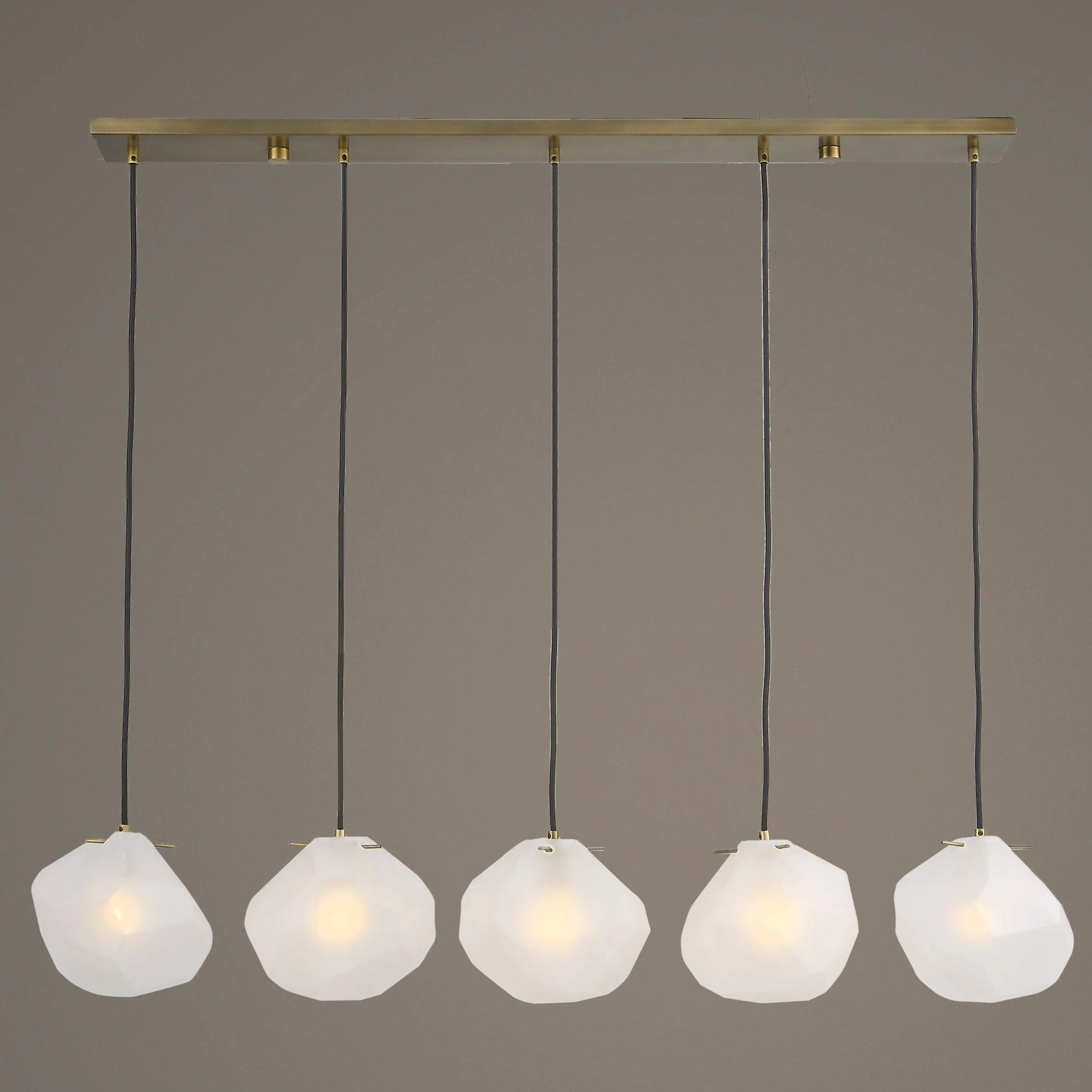 Geodesic 5 Light Linear Pendant - Remutear