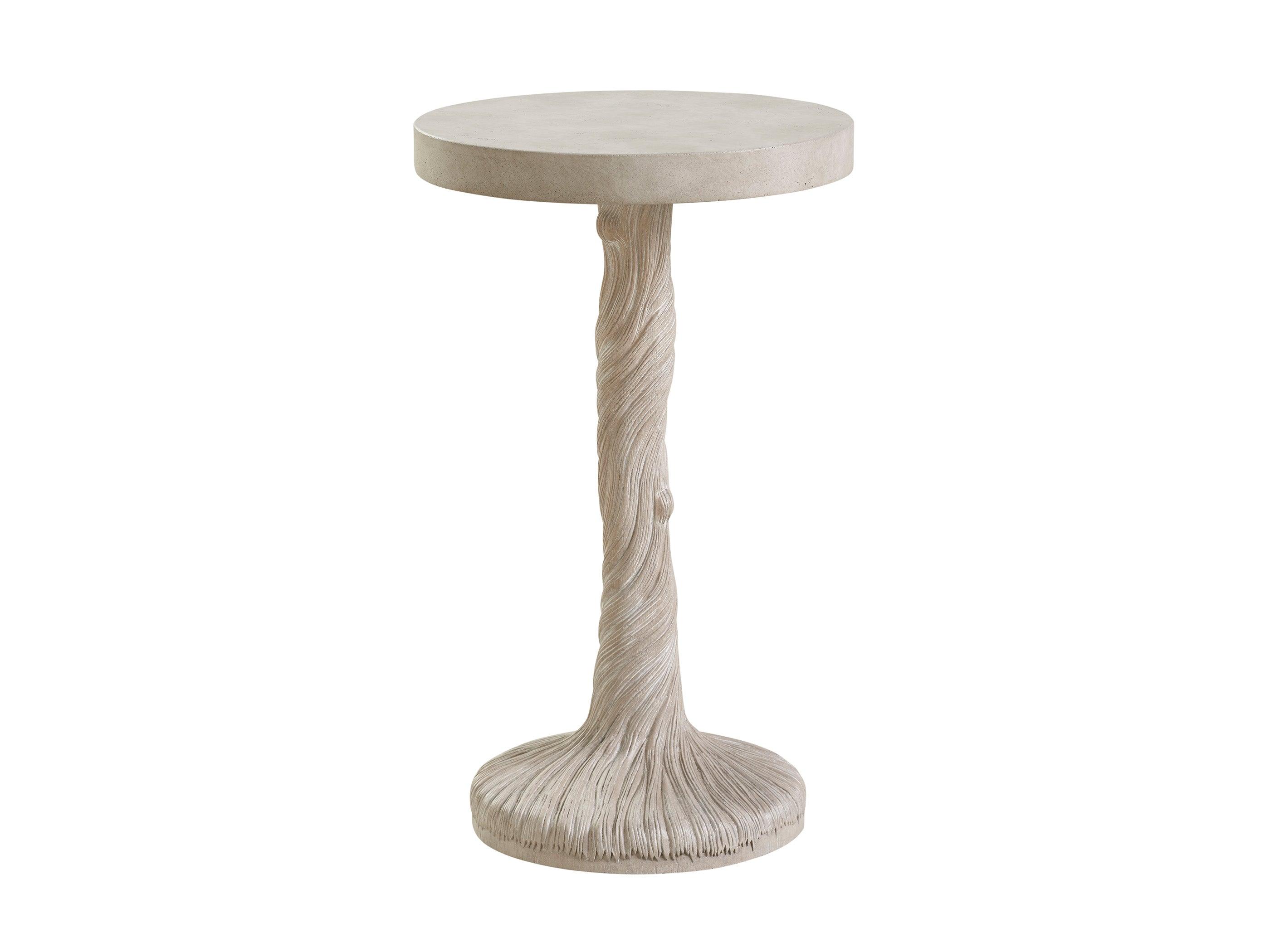Malibu Saddle Peak Round Accent Table - Remutear