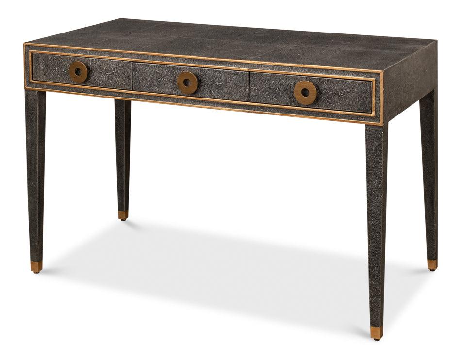Gabriella Shagreen Desk/Table Ant.Grey - Remutear