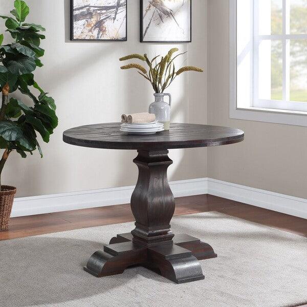 JASMYN ROUND WOOD DINING TABLE - Remutear