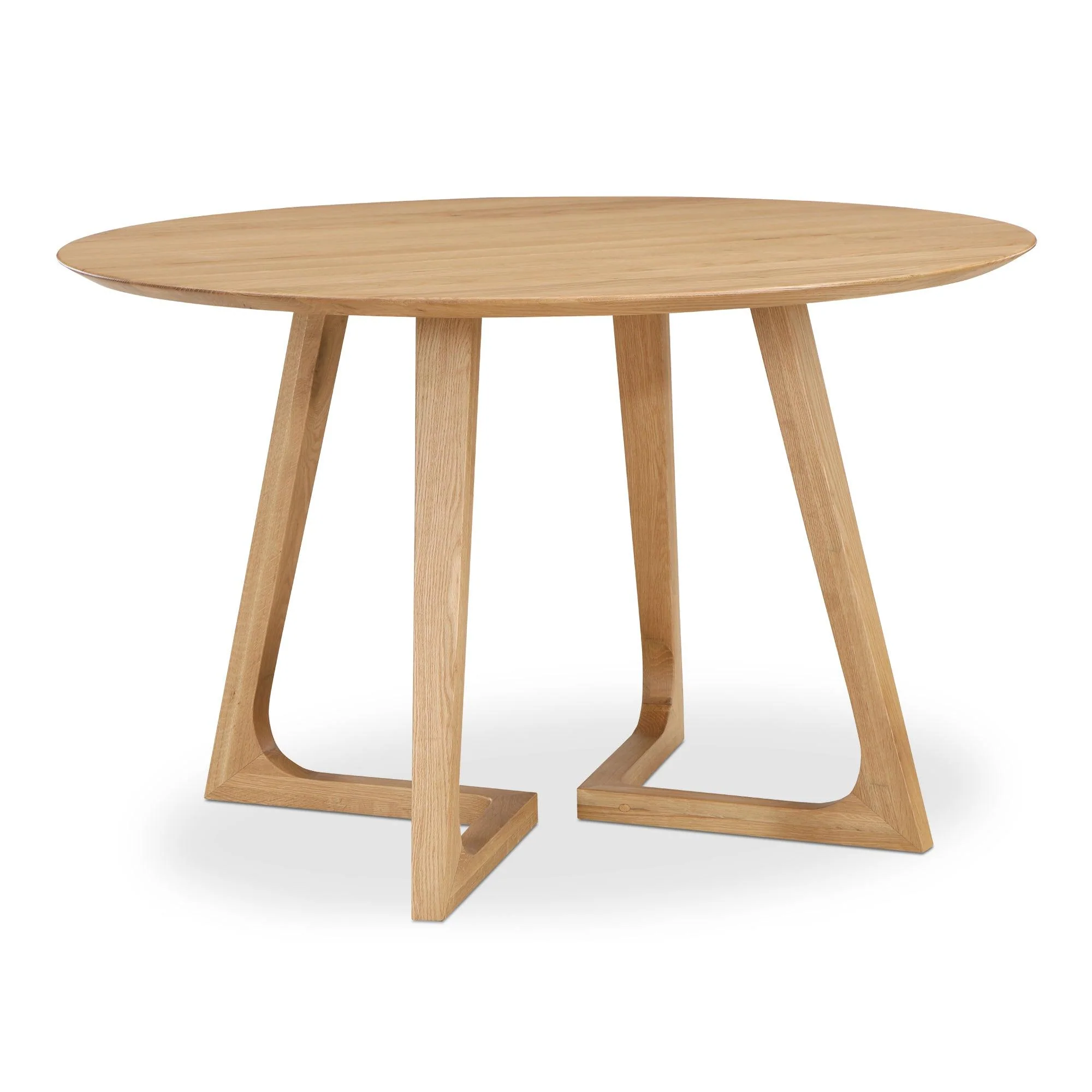 Godenza Dining Table Round Oak - Remutear