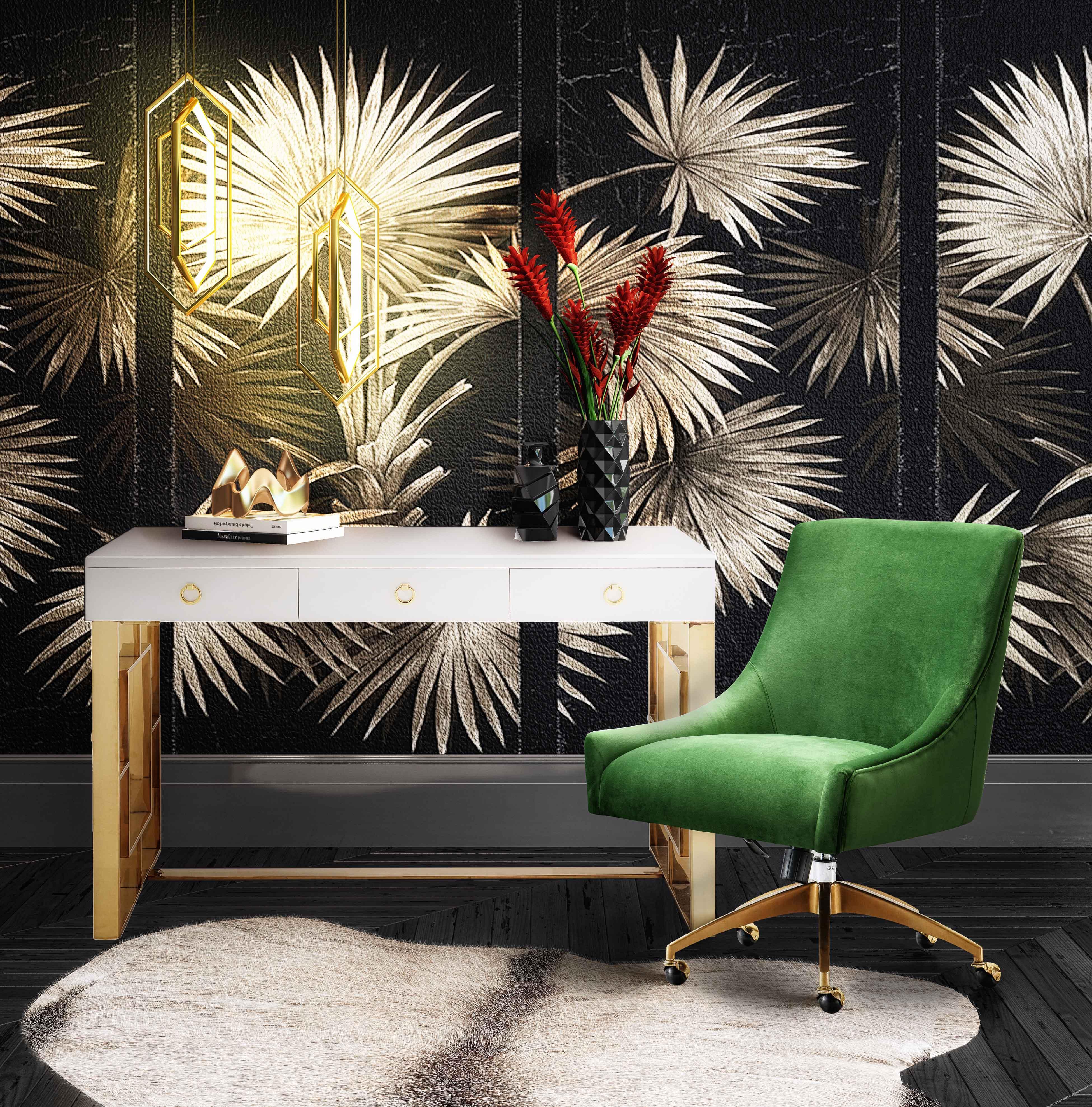 Beatrix Green Office Swivel Chair - Remutear