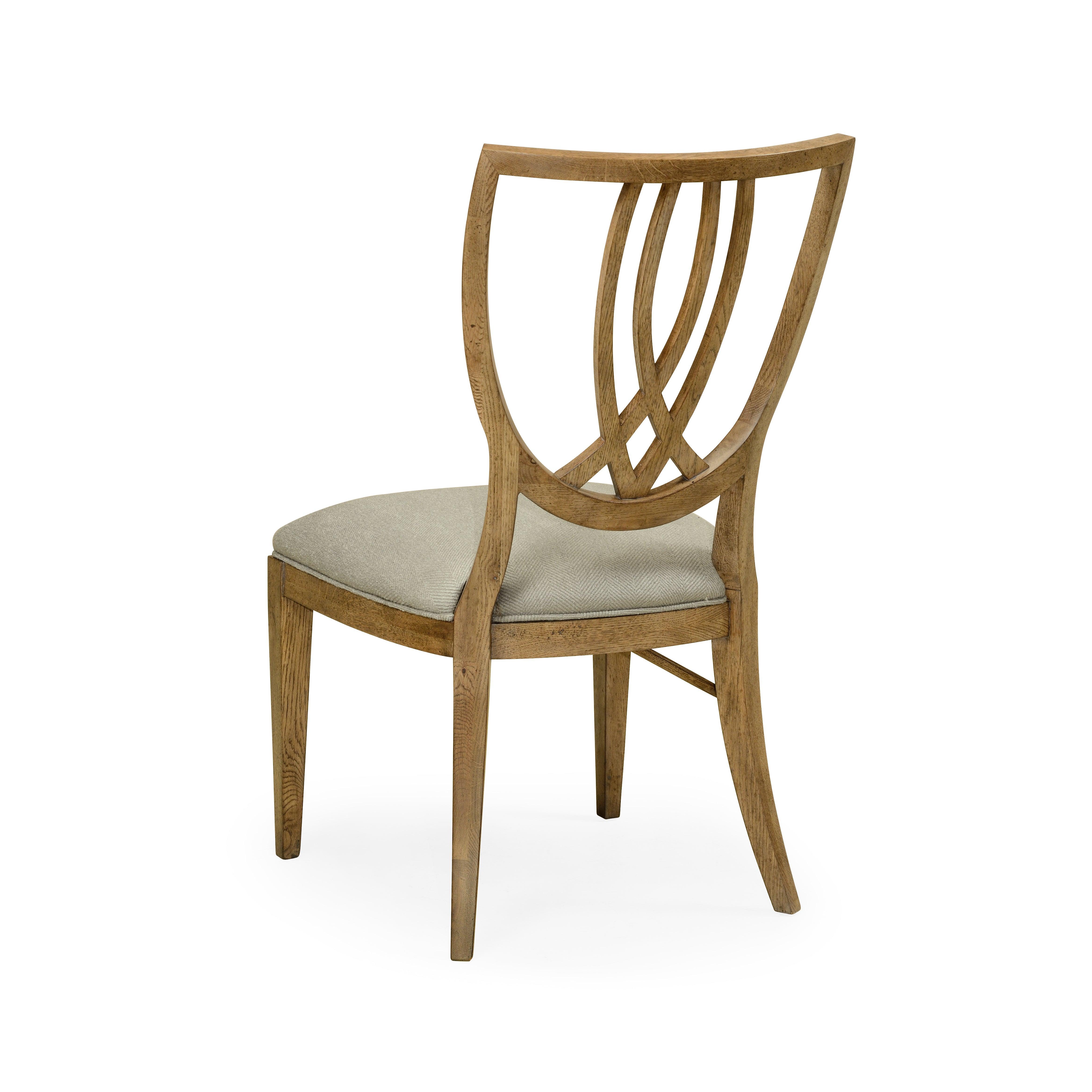 Casual Accents Shield Back English Brown Side Chair - Remutear